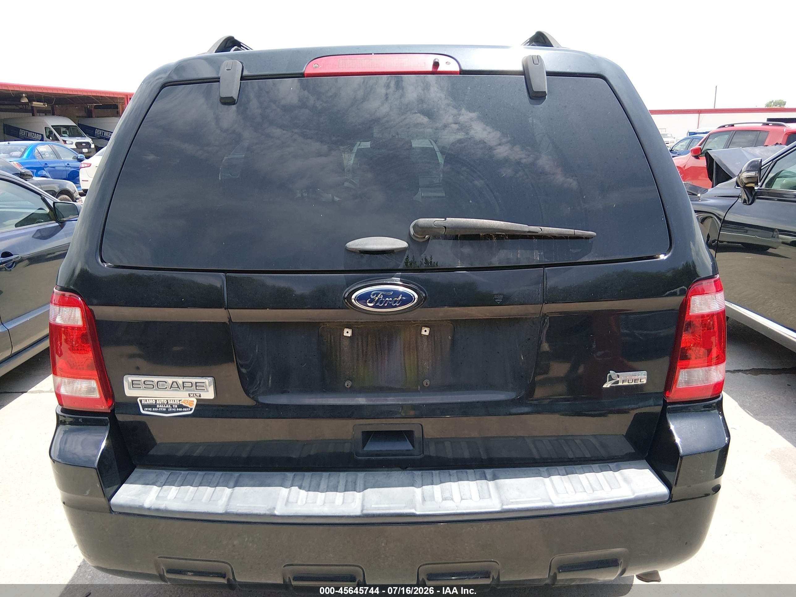 2012 Ford Escape Xlt Black vin: 1FMCU0DG7CKC81534