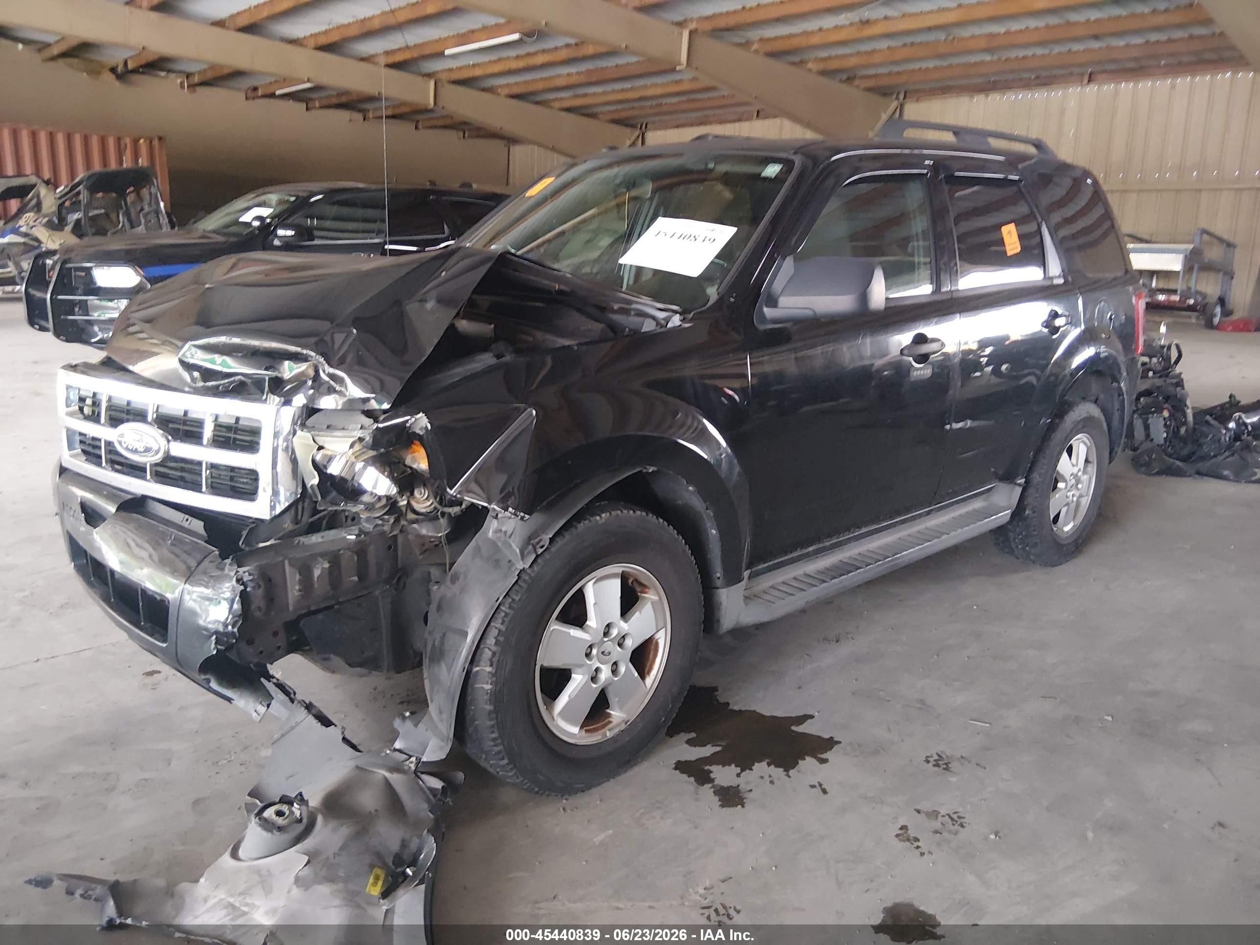 2010 Ford Escape Xlt Black vin: 1FMCU0DG8AKC75772