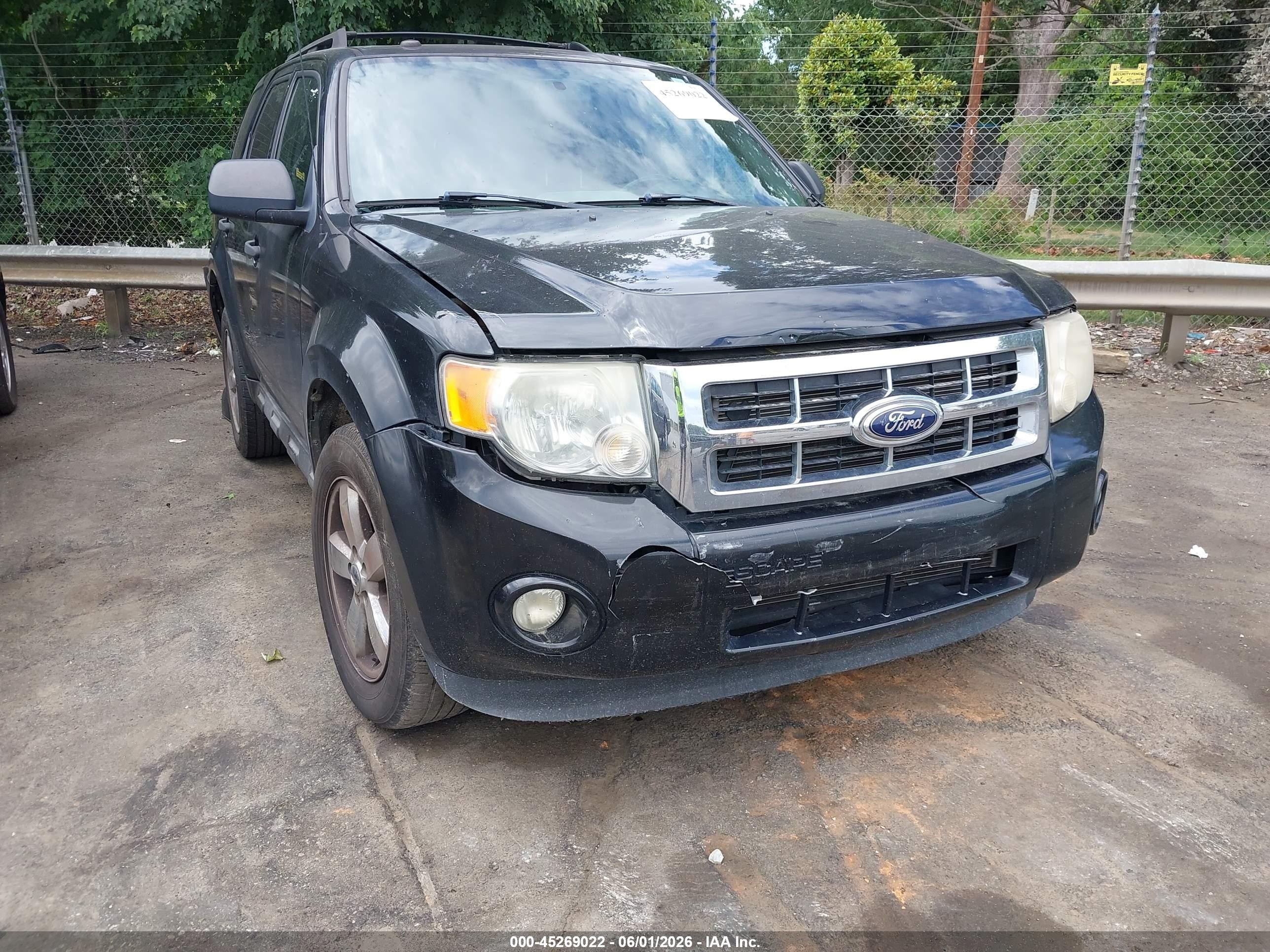2011 Ford Escape Xlt Black vin: 1FMCU0DG8BKA31251