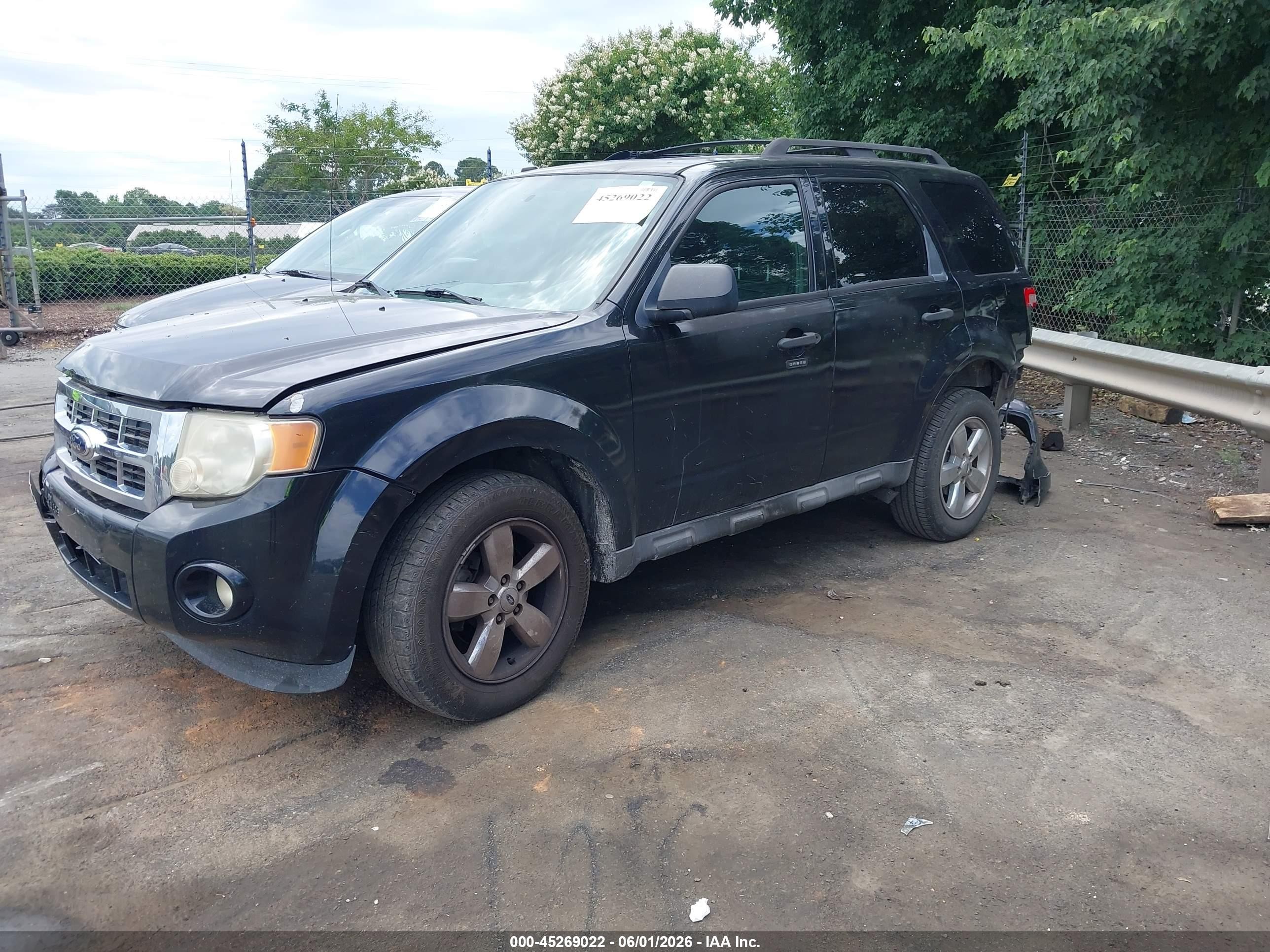 2011 Ford Escape Xlt Black vin: 1FMCU0DG8BKA31251