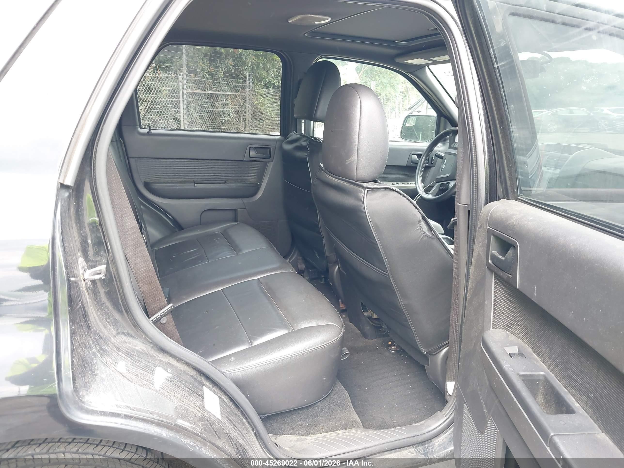 2011 Ford Escape Xlt Black vin: 1FMCU0DG8BKA31251