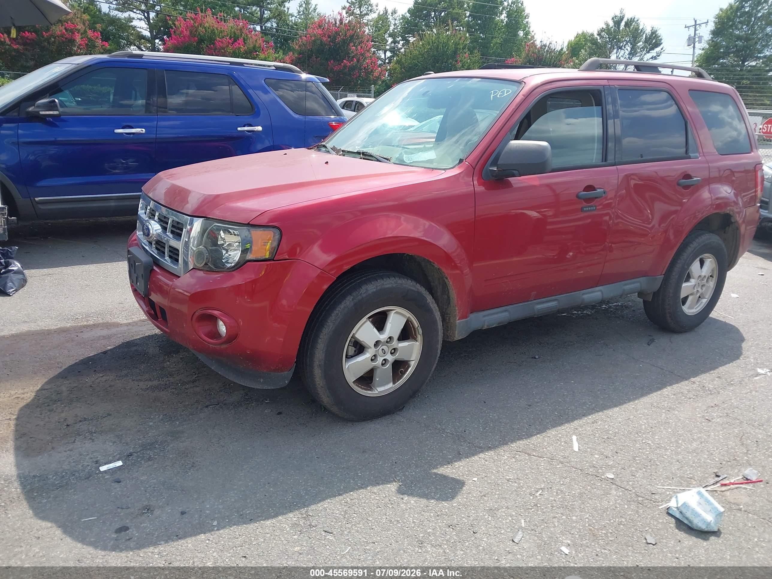 2012 Ford Escape Xlt Red vin: 1FMCU0DG8CKA66972