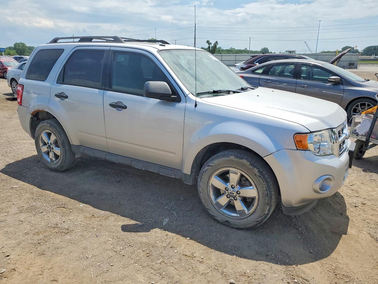 2012 Ford Escape Xlt Серебряный vin: 1FMCU0DG8CKC38949