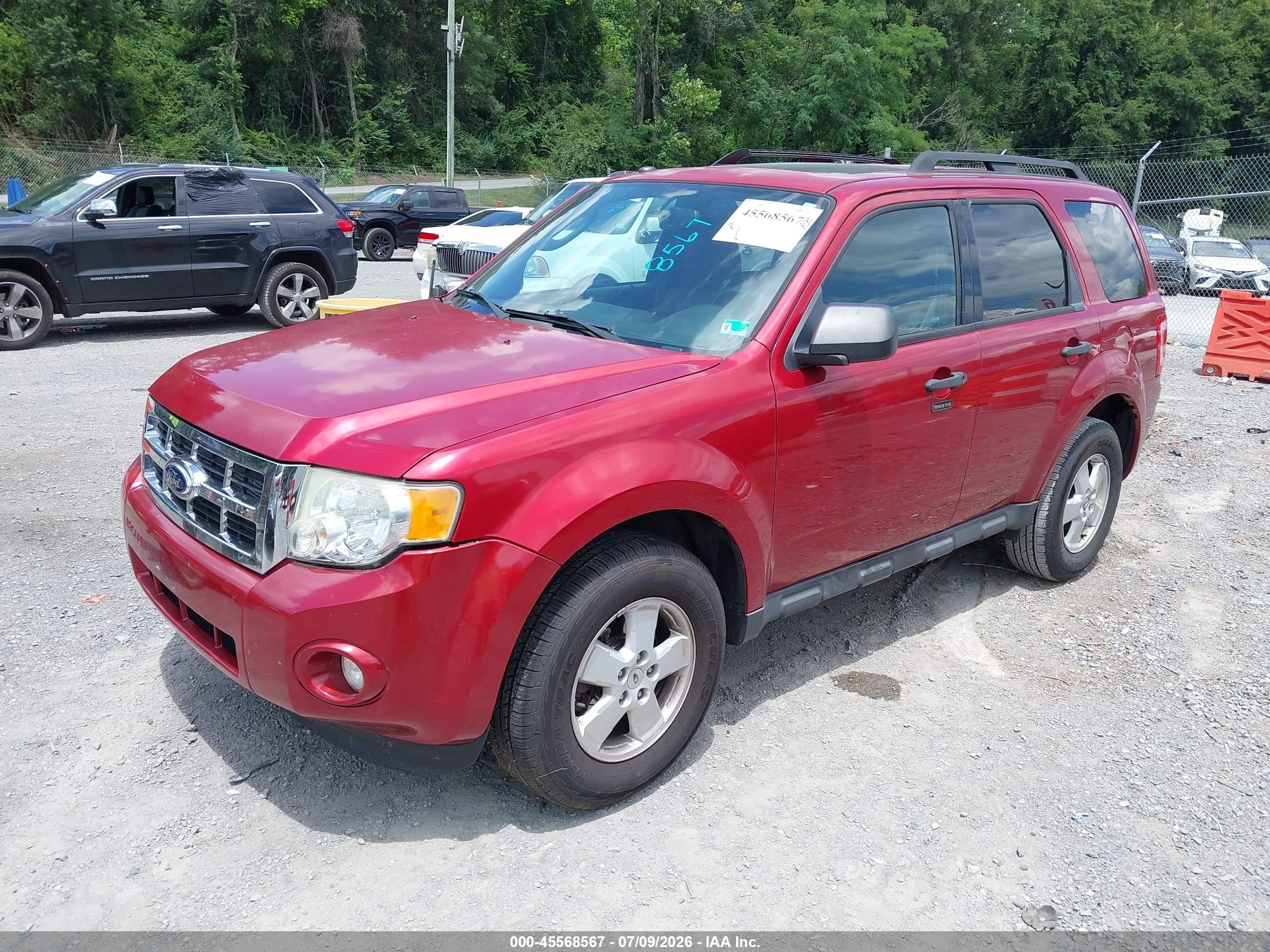 2012 Ford Escape Xlt Красный vin: 1FMCU0DG8CKC63429