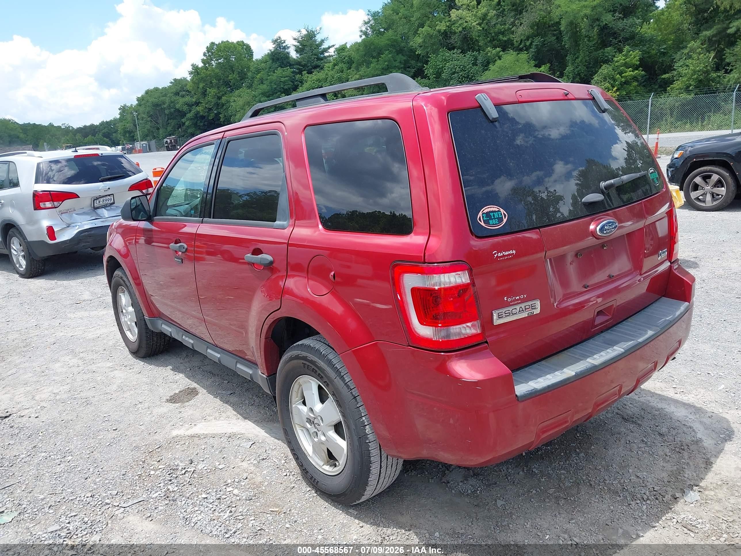 2012 Ford Escape Xlt Красный vin: 1FMCU0DG8CKC63429