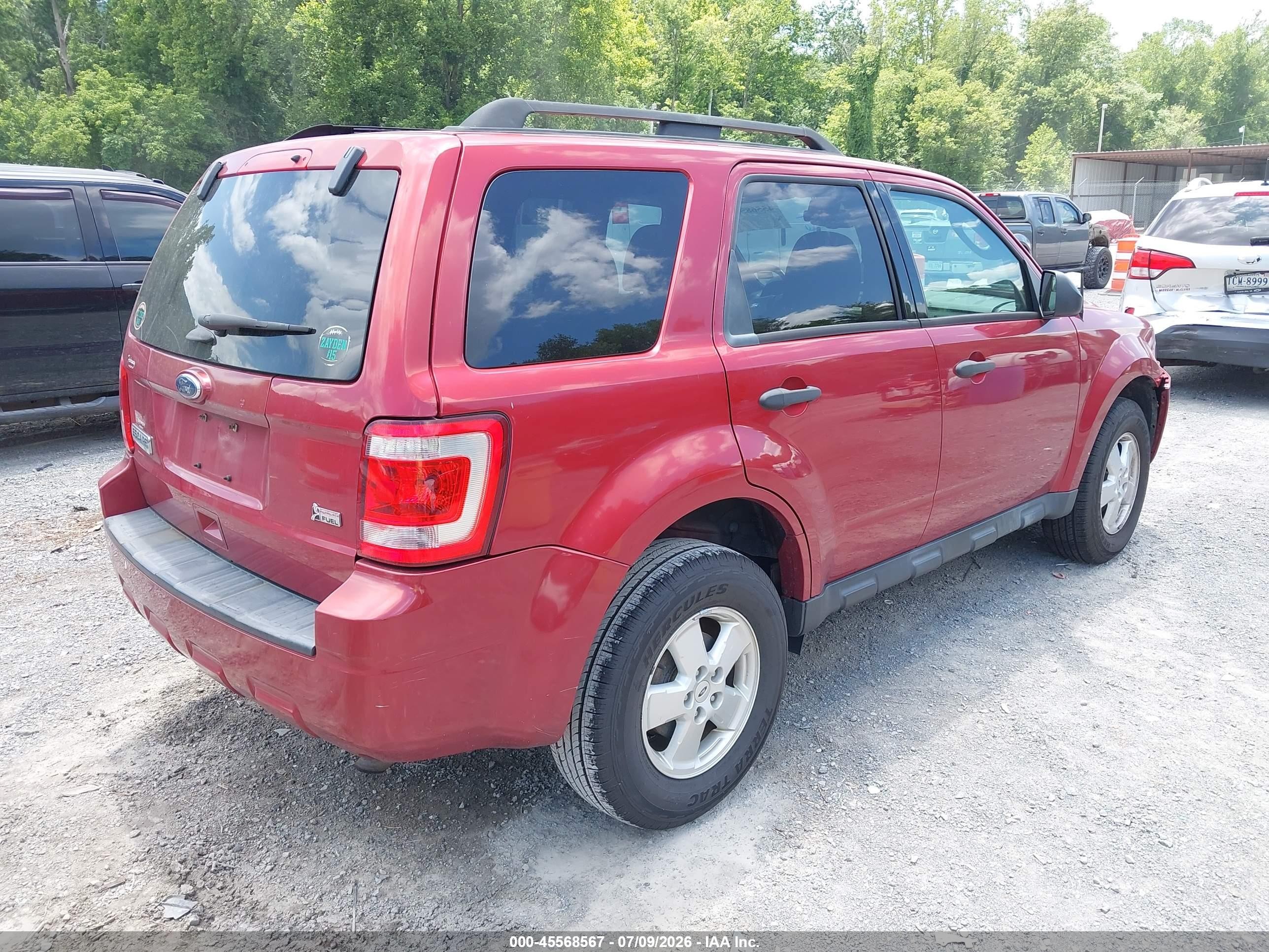 2012 Ford Escape Xlt Красный vin: 1FMCU0DG8CKC63429