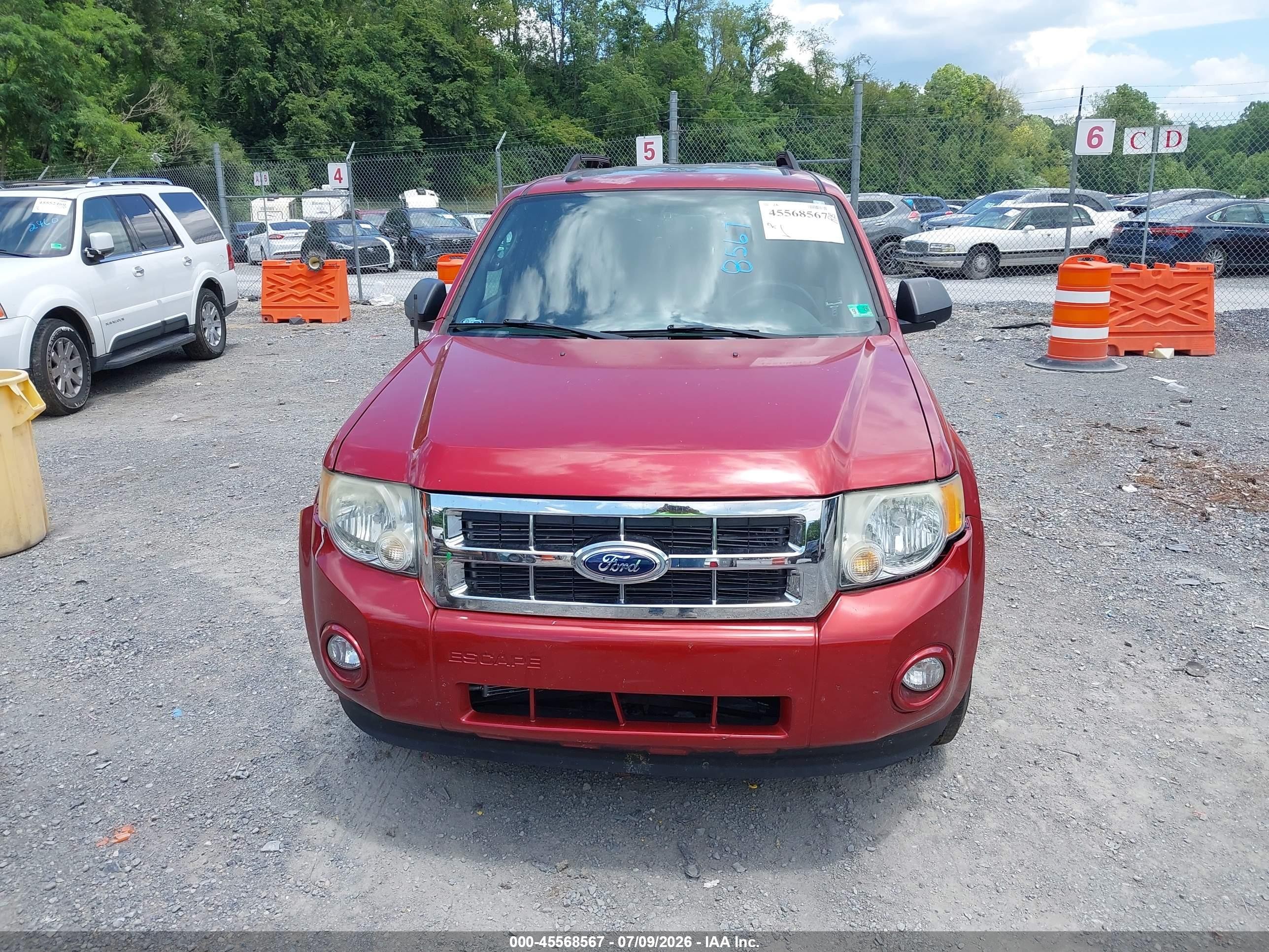 2012 Ford Escape Xlt Красный vin: 1FMCU0DG8CKC63429