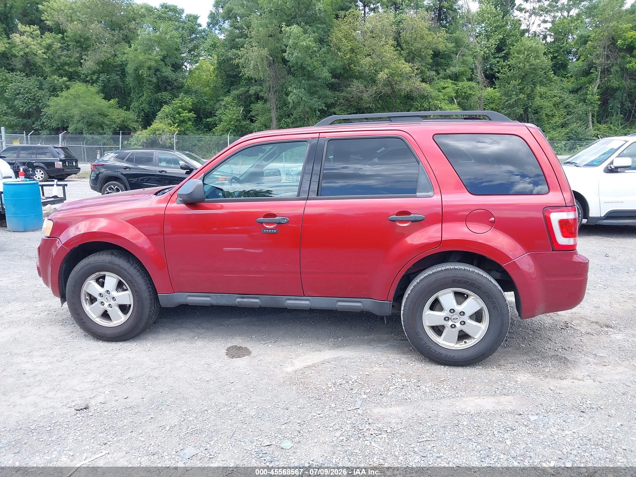2012 Ford Escape Xlt Красный vin: 1FMCU0DG8CKC63429