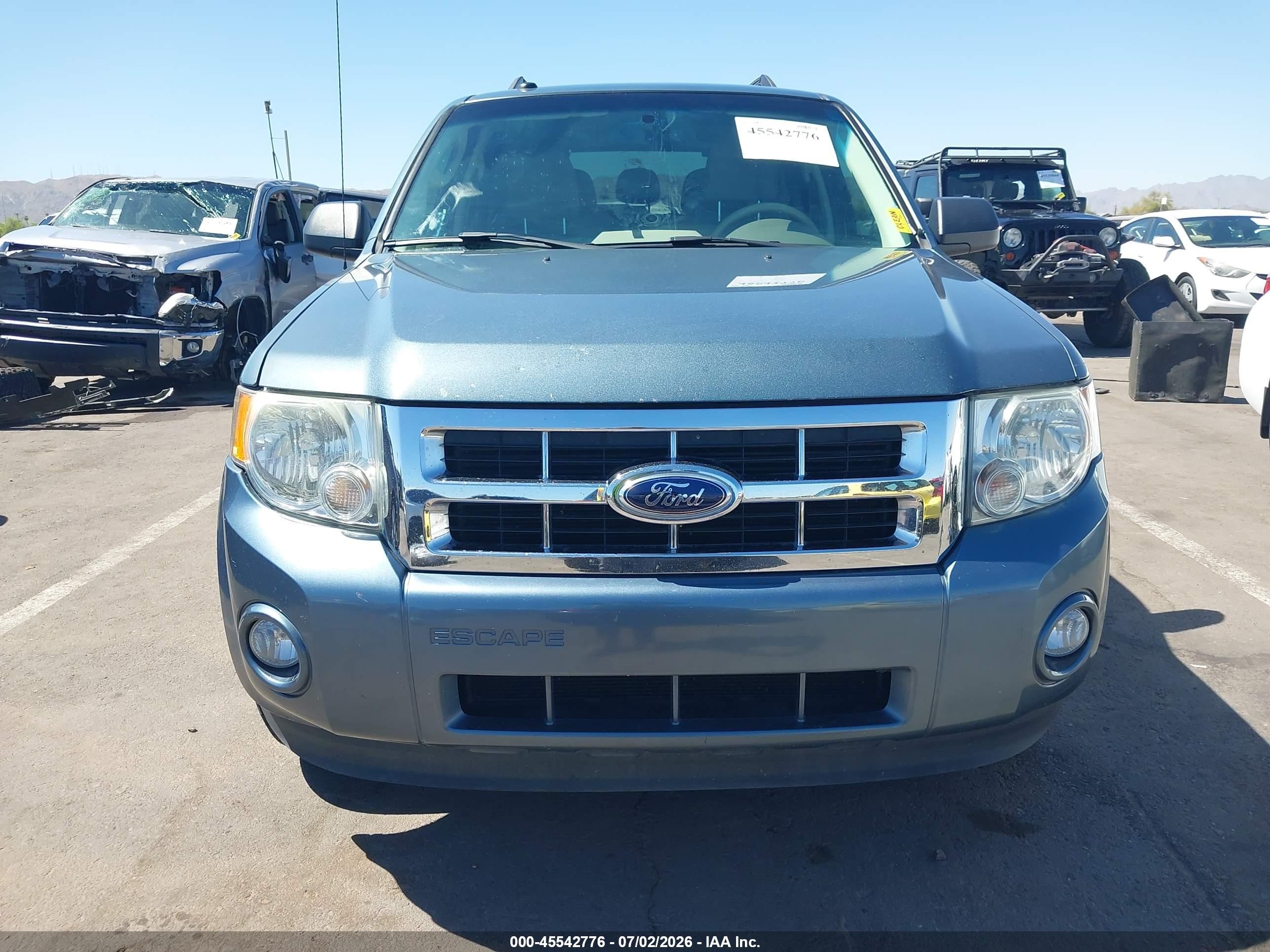 2012 Ford Escape Xlt Blue vin: 1FMCU0DG8CKC69991