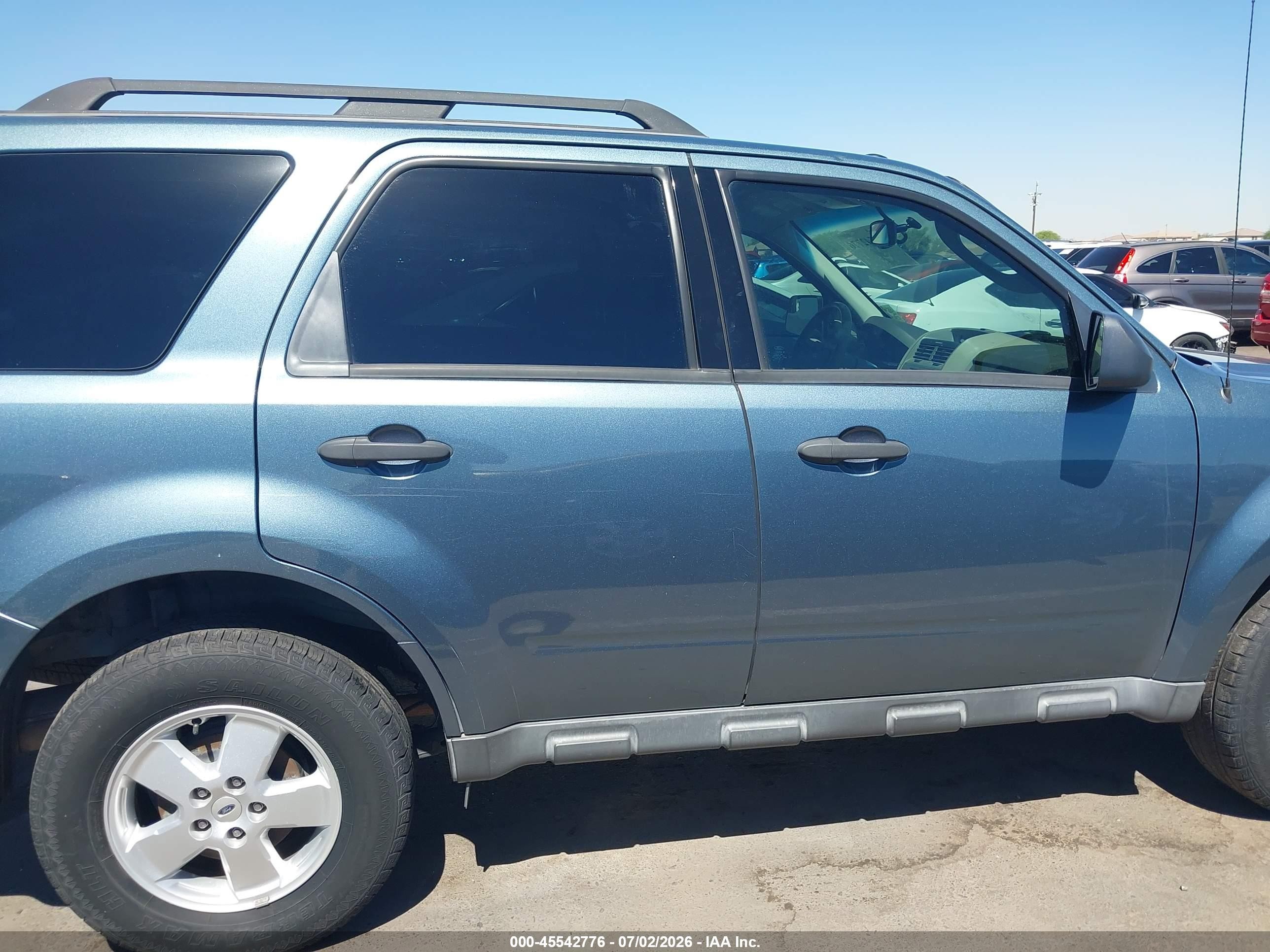 2012 Ford Escape Xlt Blue vin: 1FMCU0DG8CKC69991