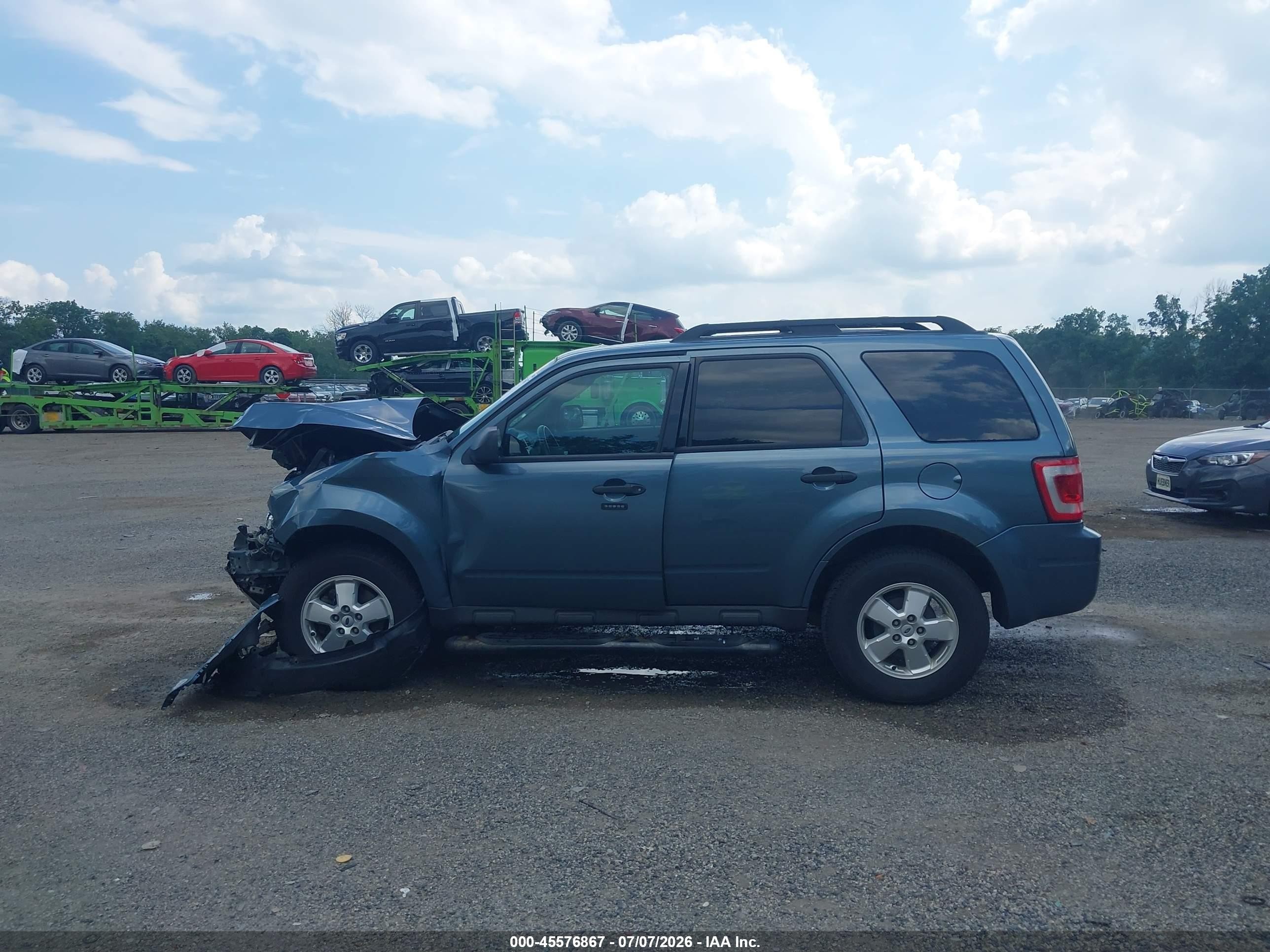 2012 Ford Escape Xlt Teal vin: 1FMCU0DG8CKC84751