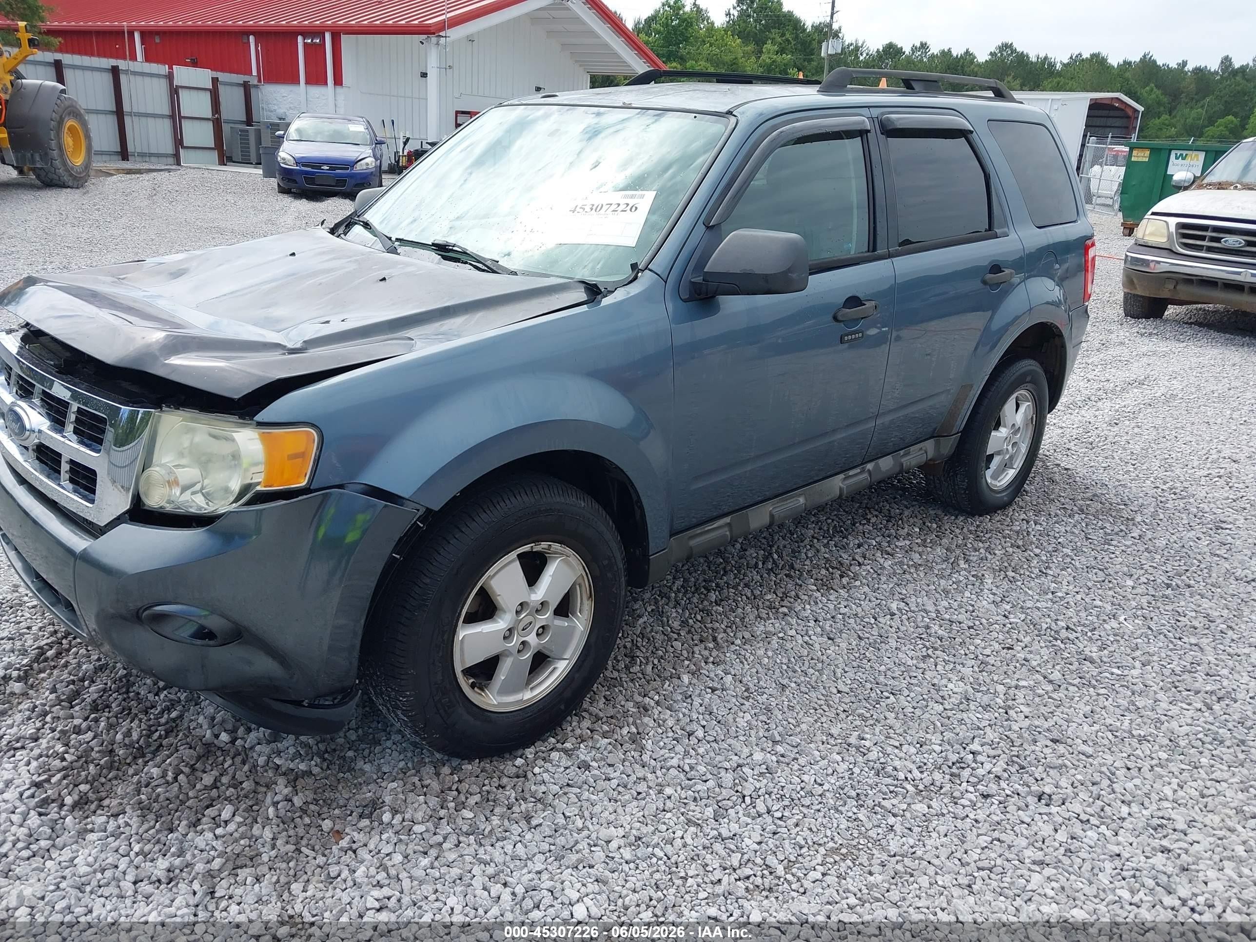 2010 Ford Escape Xlt Blue vin: 1FMCU0DG9AKC22207