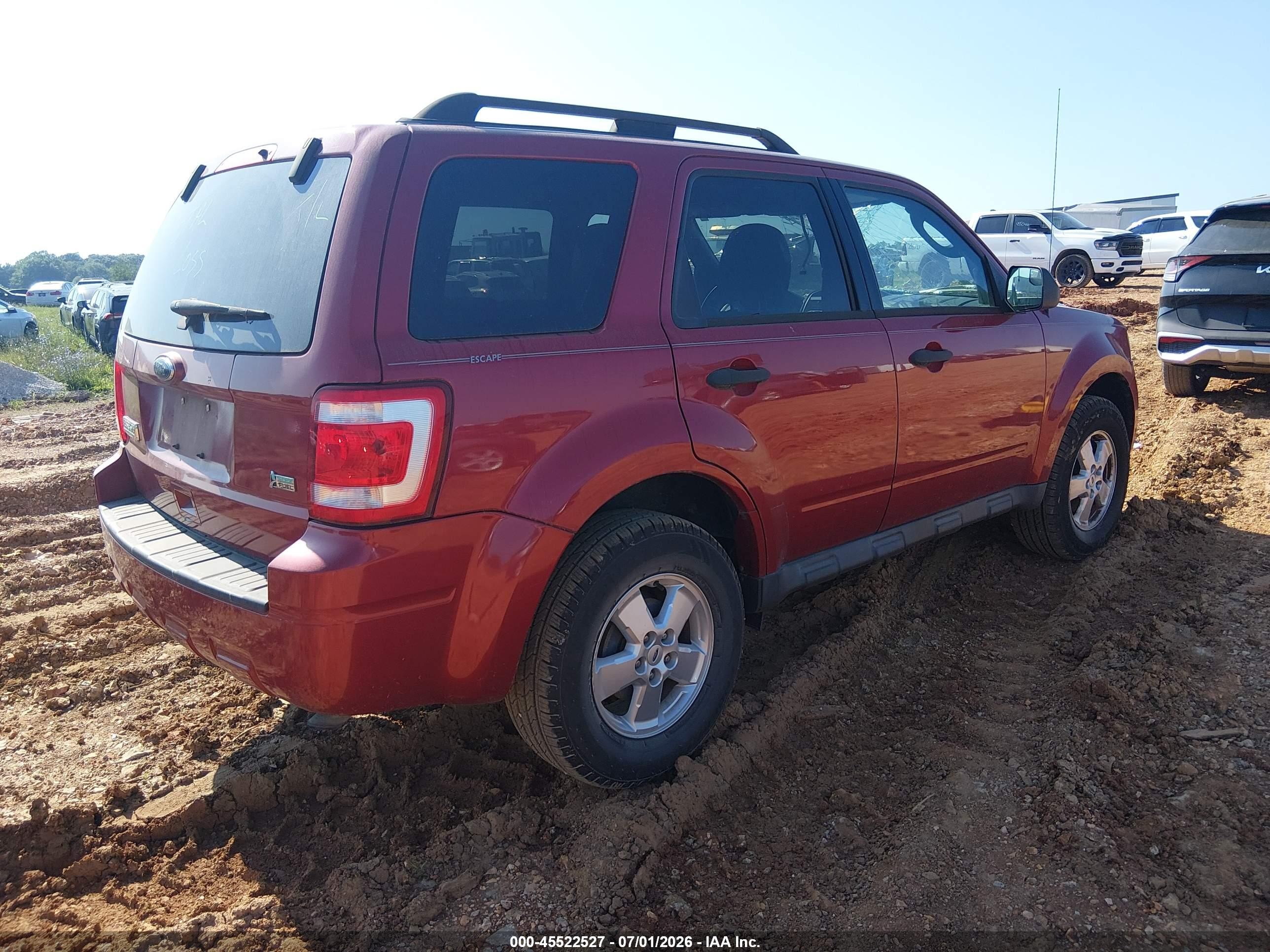 2011 Ford Escape Xlt Red vin: 1FMCU0DG9BKA08786