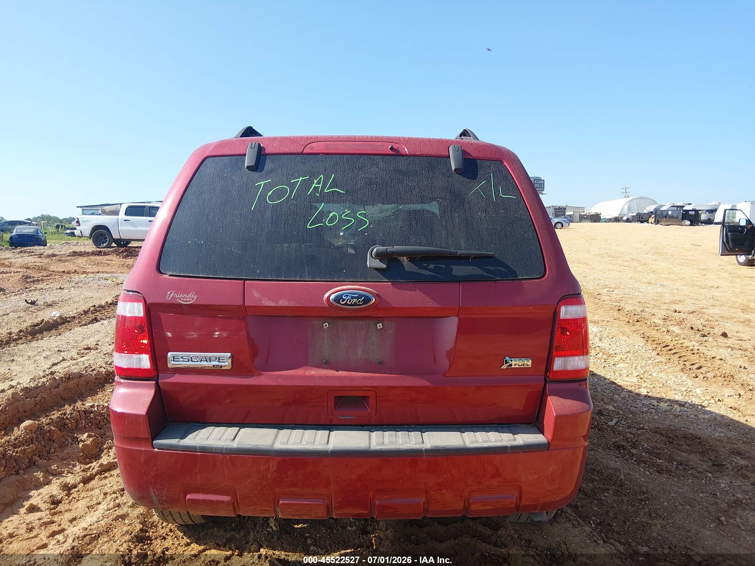 2011 Ford Escape Xlt Red vin: 1FMCU0DG9BKA08786