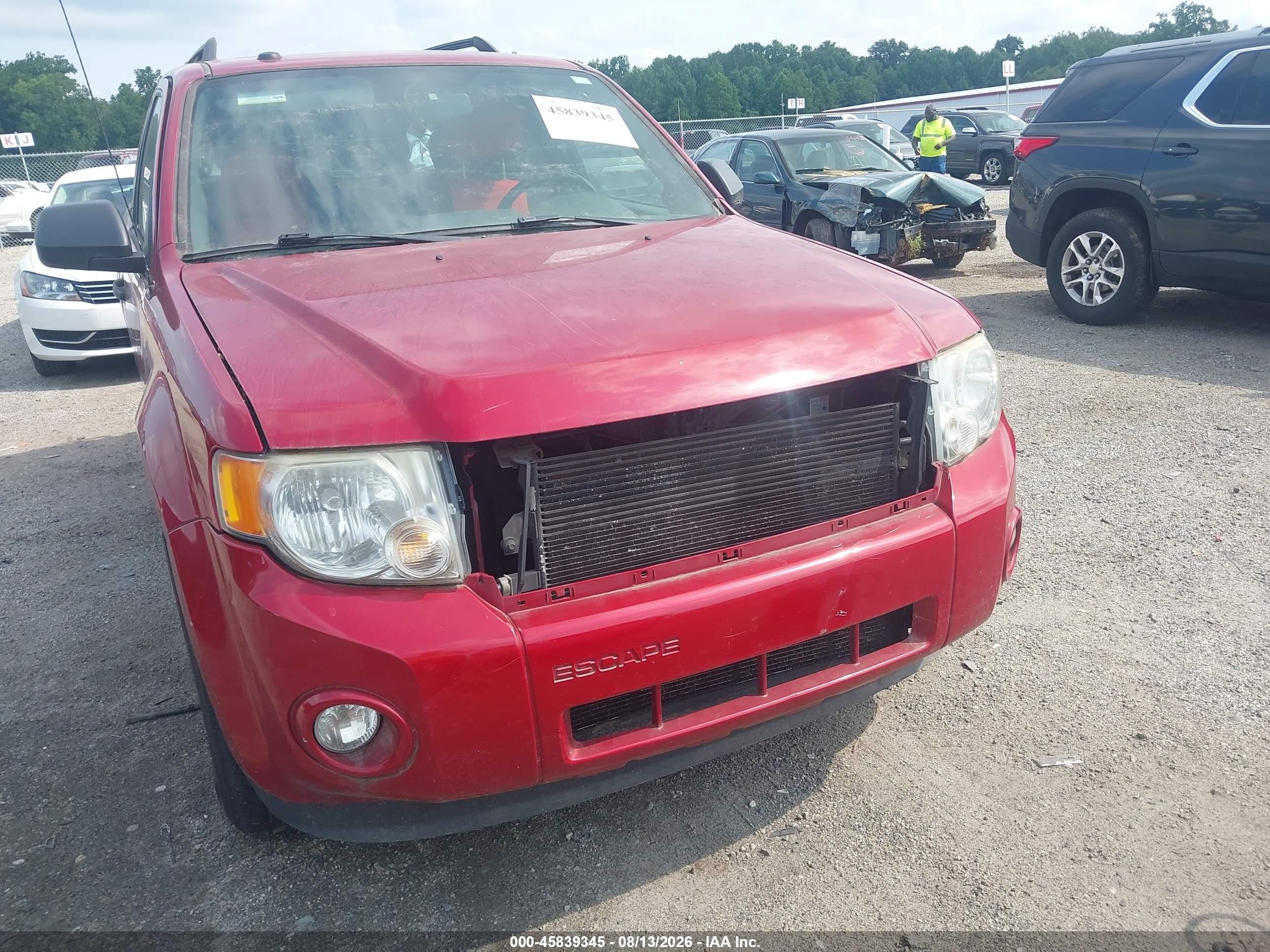 2011 Ford Escape Xlt Красный vin: 1FMCU0DG9BKA78367