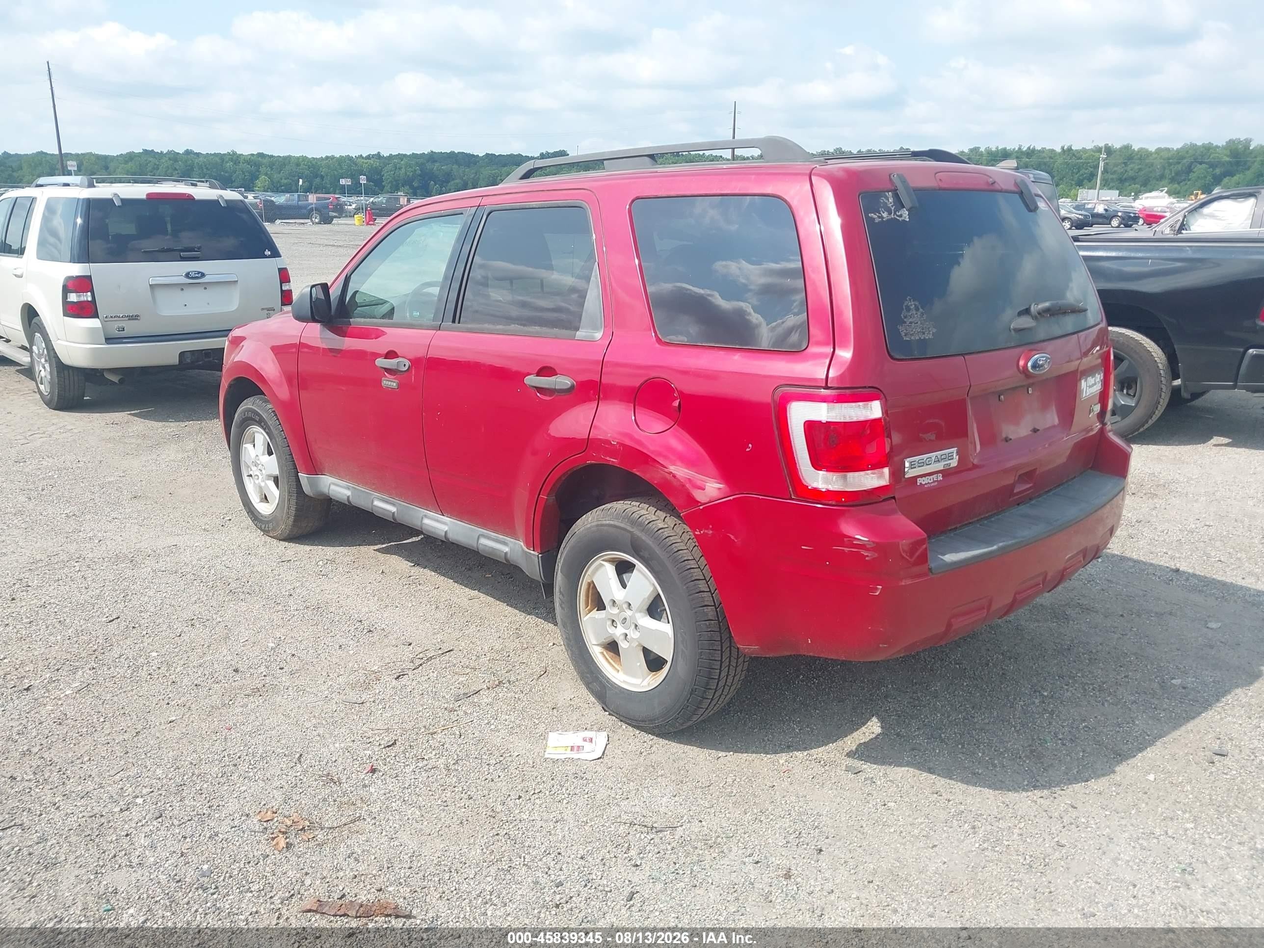 2011 Ford Escape Xlt Красный vin: 1FMCU0DG9BKA78367
