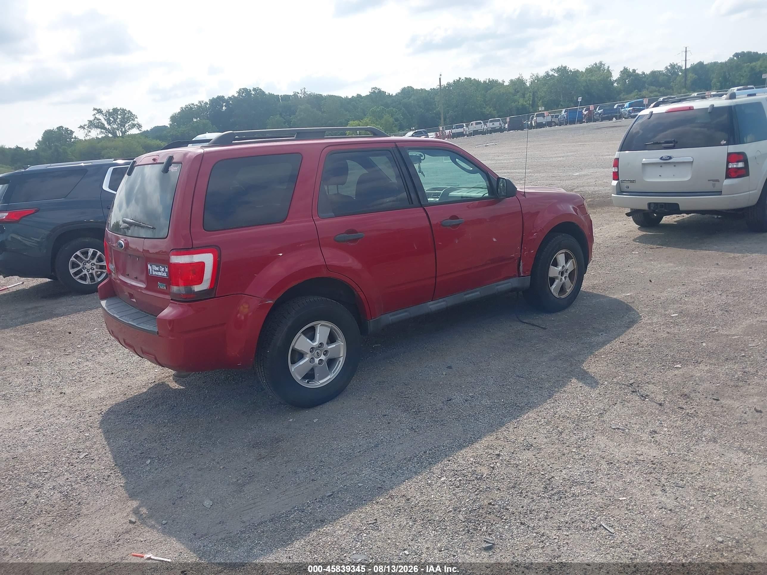 2011 Ford Escape Xlt Красный vin: 1FMCU0DG9BKA78367