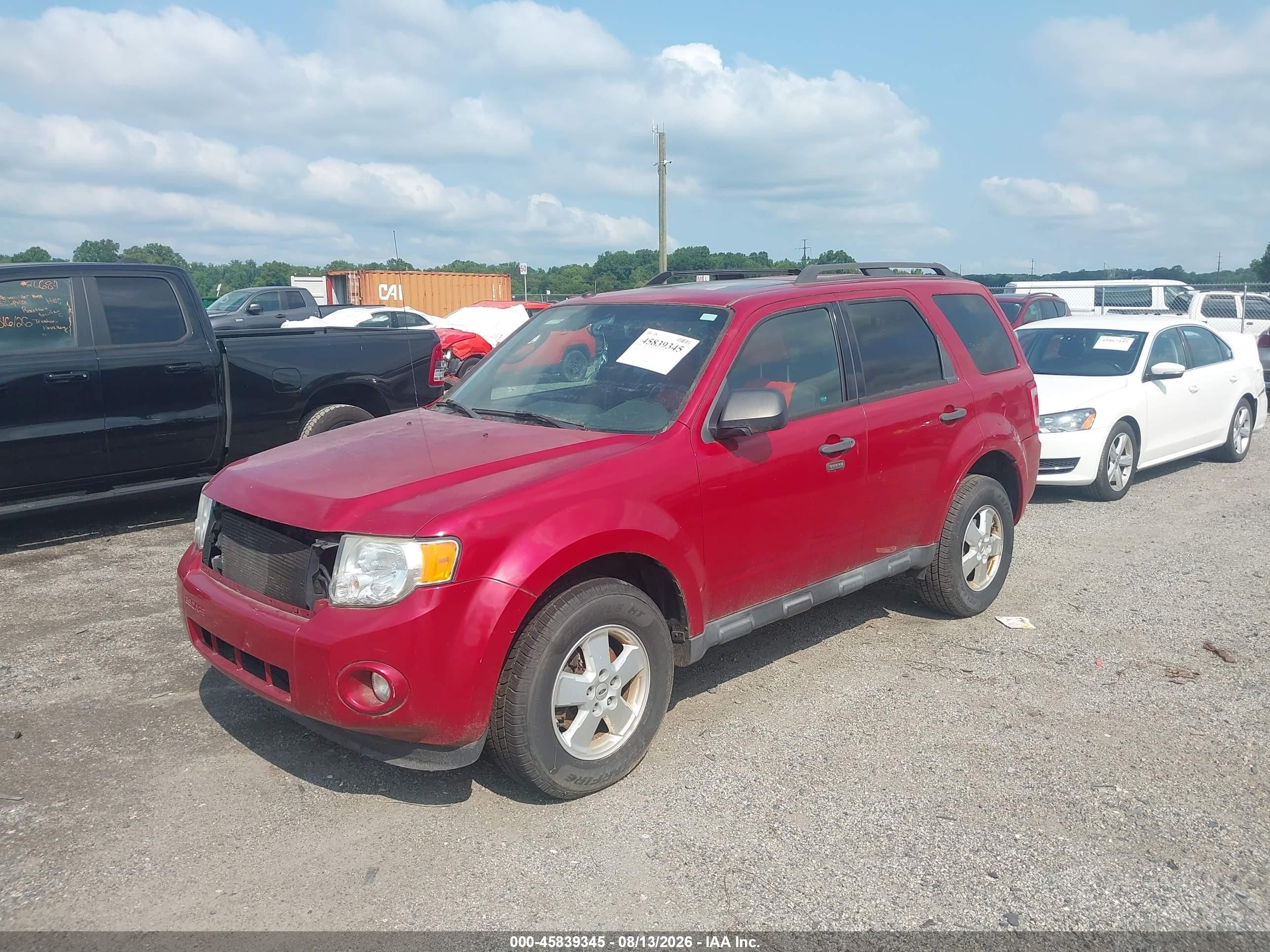 2011 Ford Escape Xlt Красный vin: 1FMCU0DG9BKA78367
