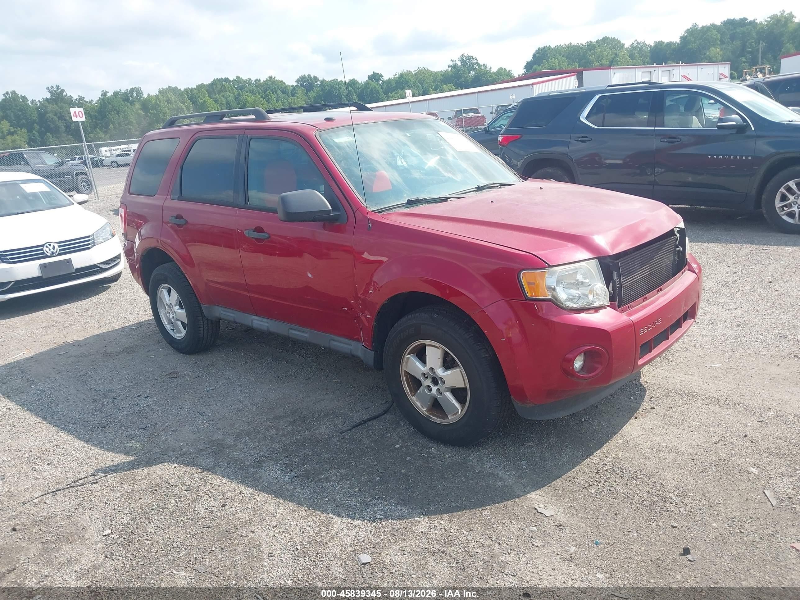 2011 Ford Escape Xlt Красный vin: 1FMCU0DG9BKA78367