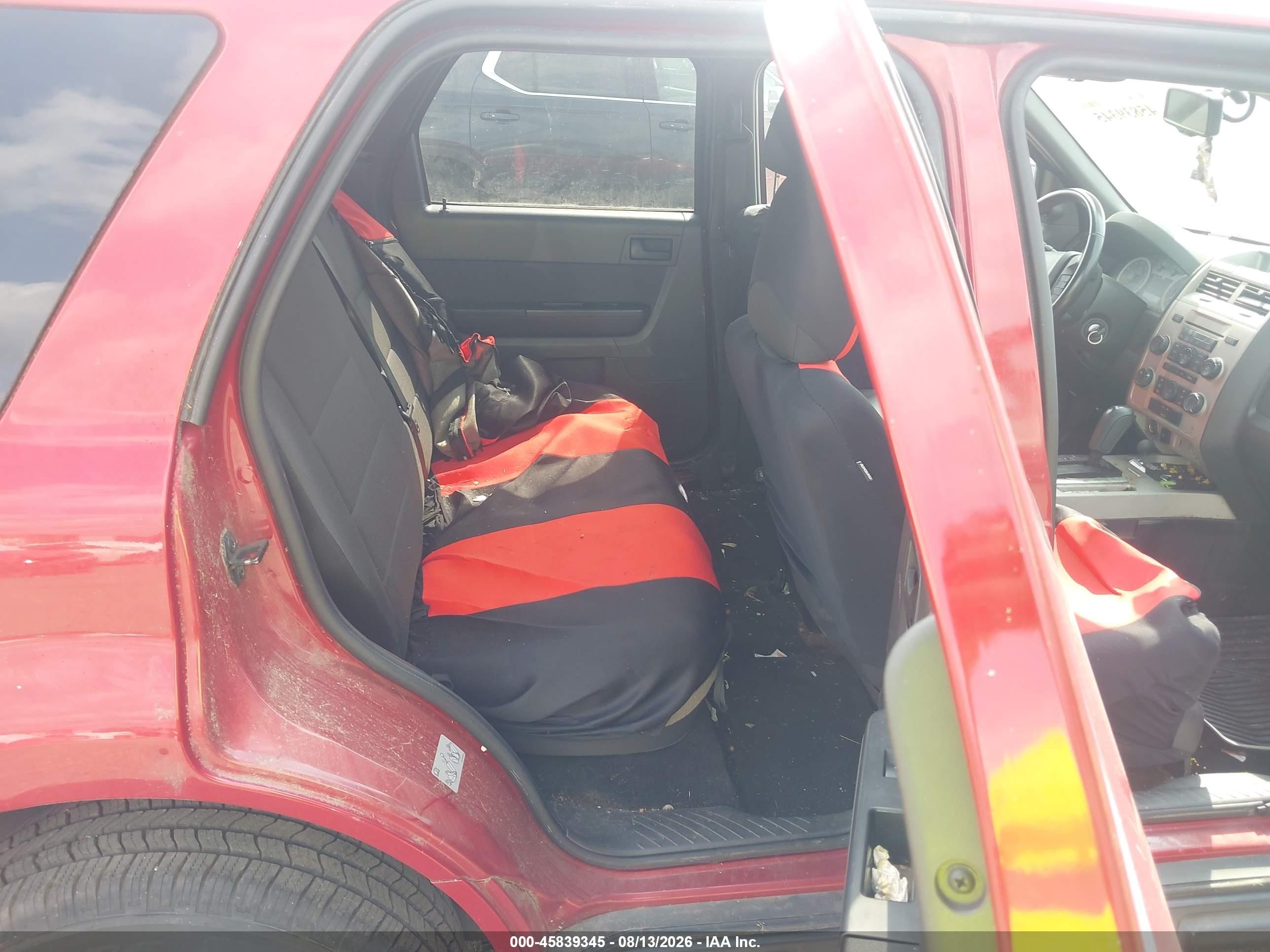 2011 Ford Escape Xlt Красный vin: 1FMCU0DG9BKA78367