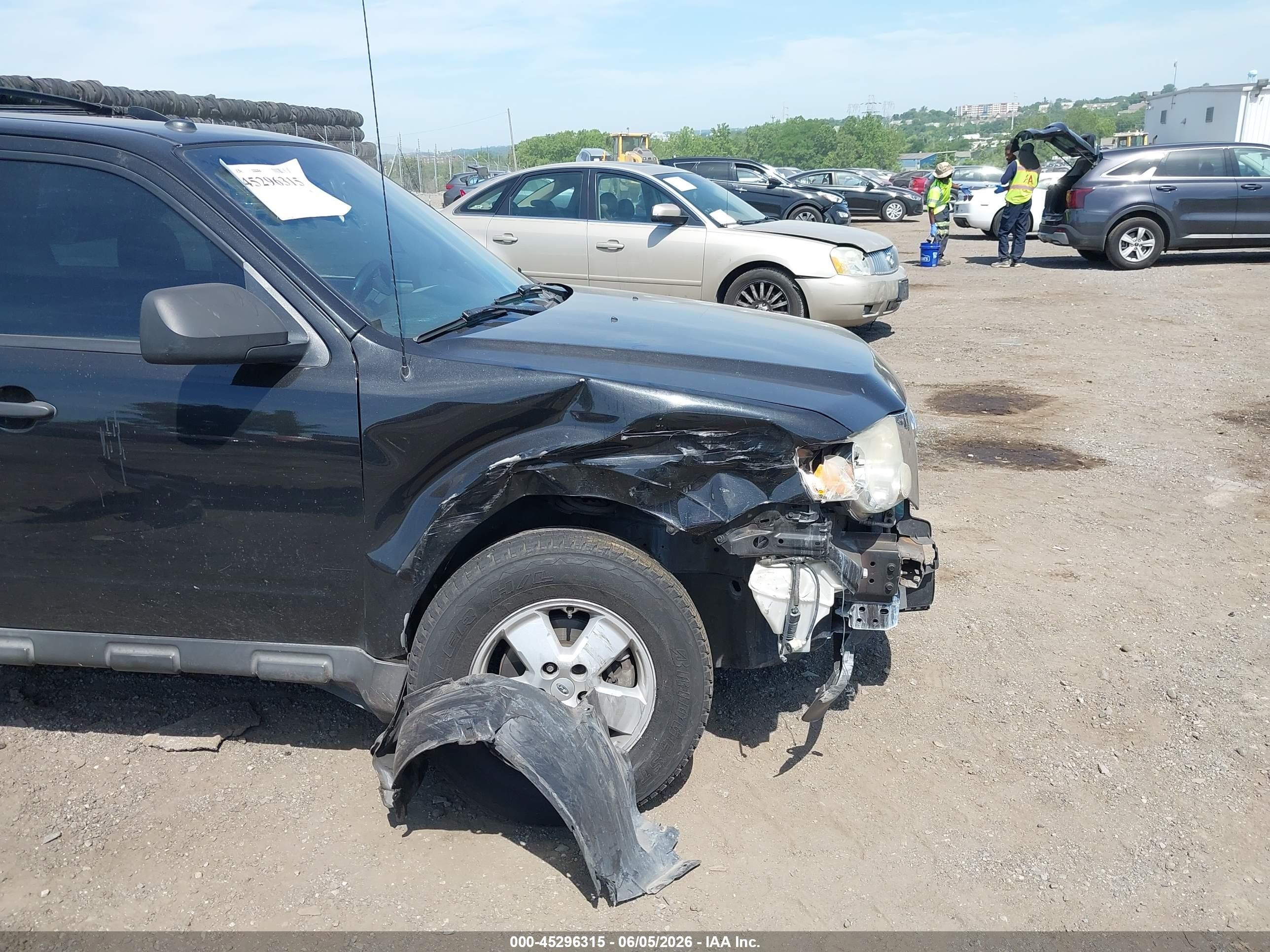 2011 Ford Escape Xlt Черный vin: 1FMCU0DG9BKC01651