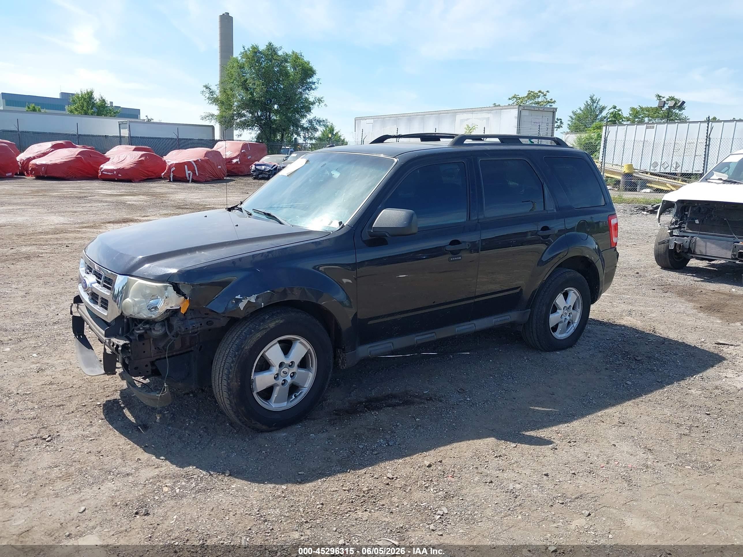 2011 Ford Escape Xlt Черный vin: 1FMCU0DG9BKC01651
