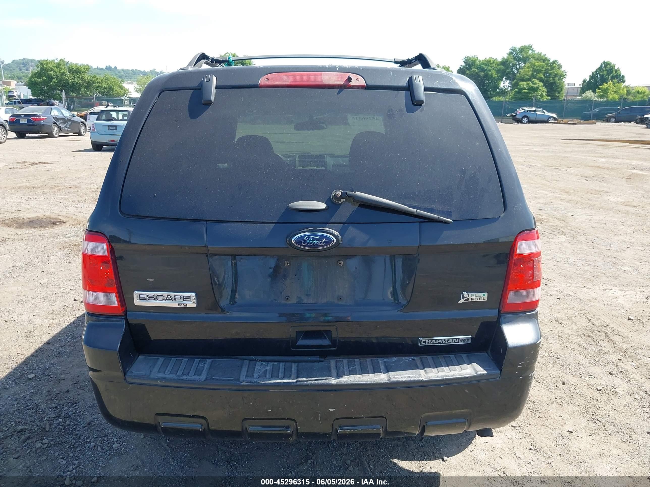 2011 Ford Escape Xlt Черный vin: 1FMCU0DG9BKC01651