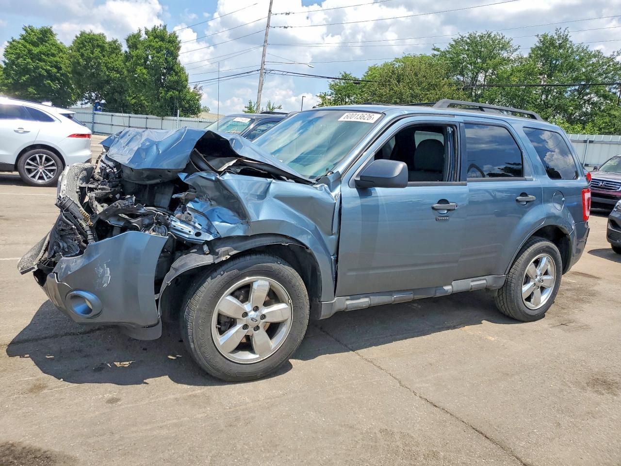 2012 Ford Escape Xlt Blue vin: 1FMCU0DG9CKB51786