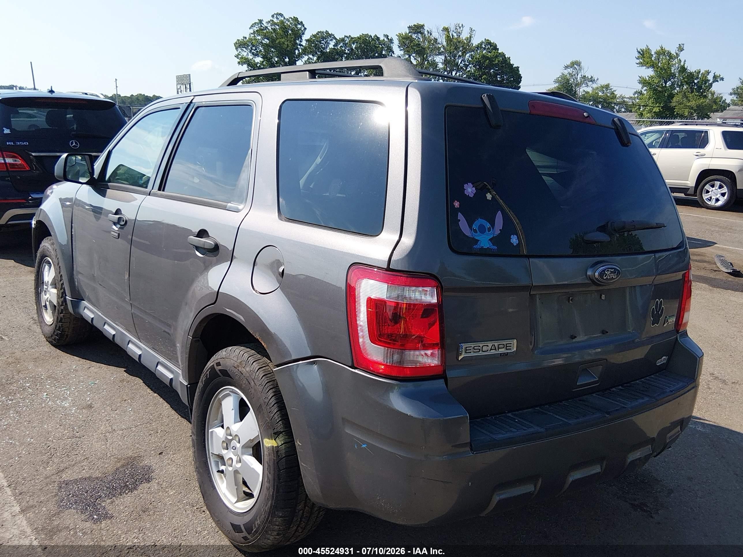 2012 Ford Escape Xlt Gray vin: 1FMCU0DG9CKC35008