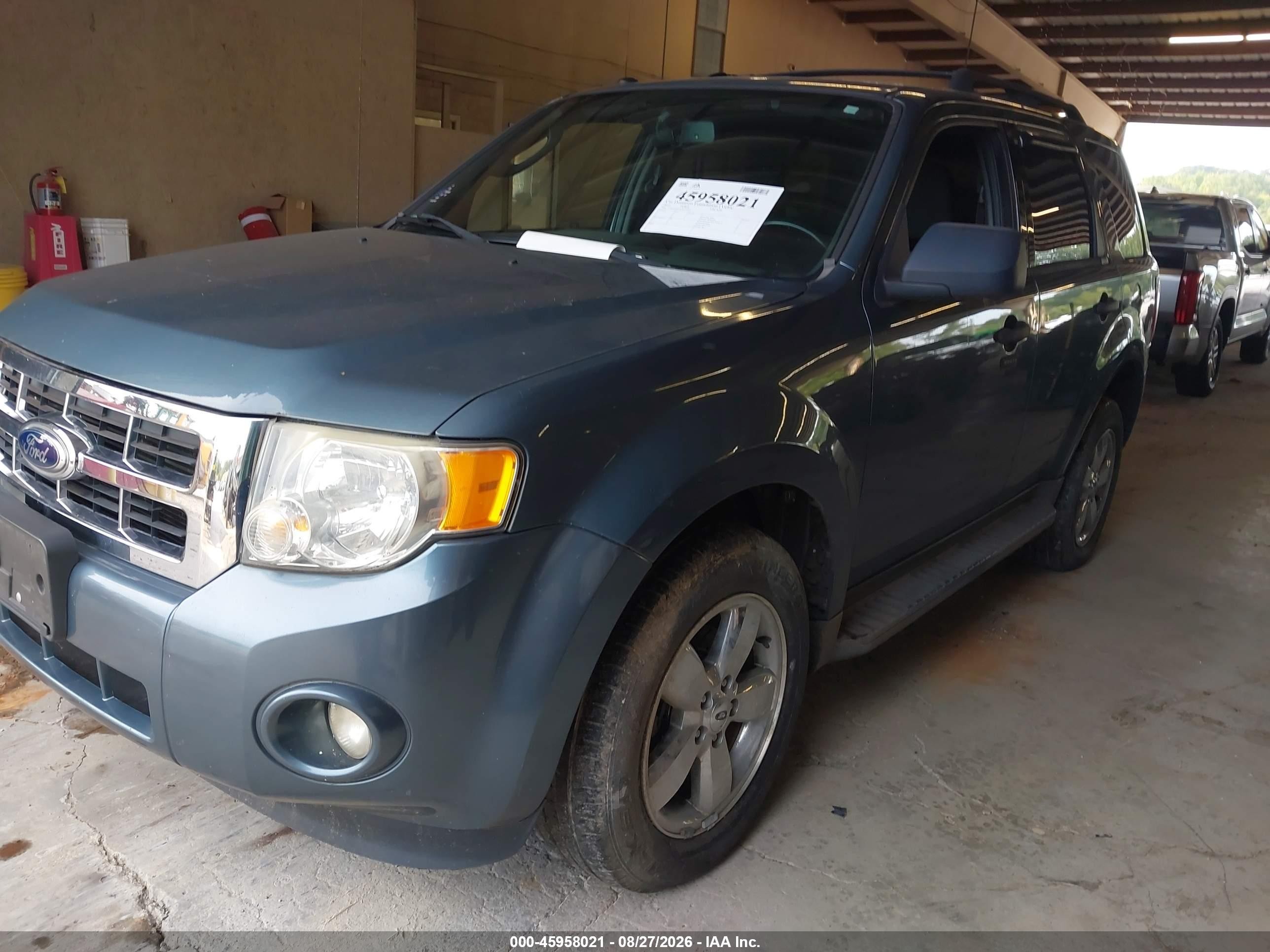 2012 Ford Escape Xlt Light Blue vin: 1FMCU0DG9CKC59843