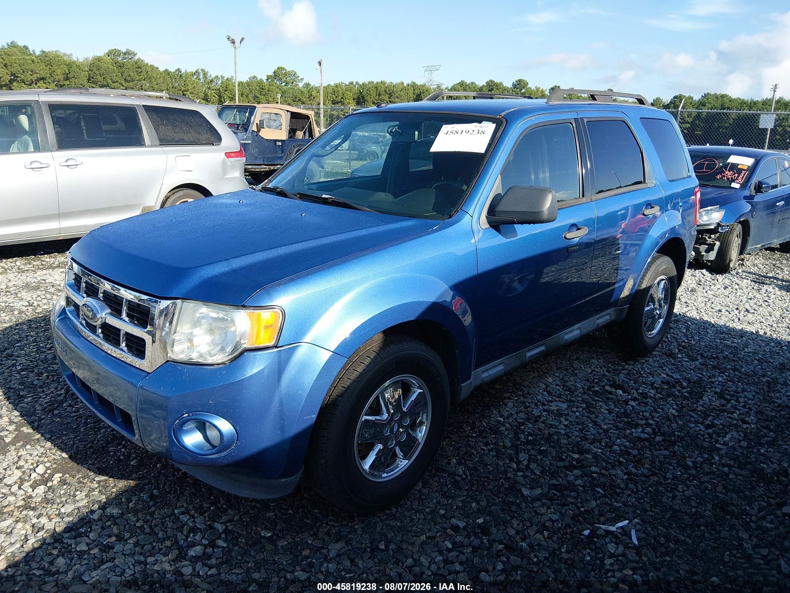 2010 Ford Escape Xlt Синий vin: 1FMCU0DGXAKA14949