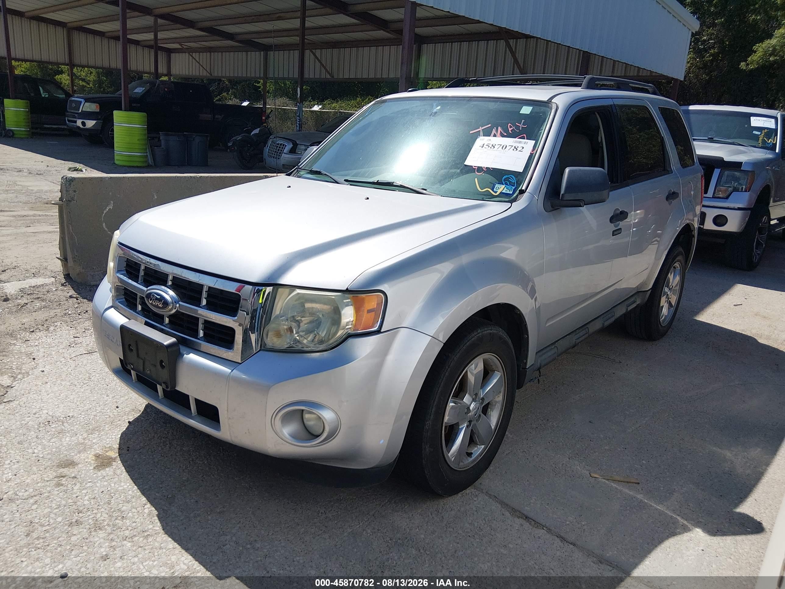 2010 Ford Escape Xlt Silver vin: 1FMCU0DGXAKA55727
