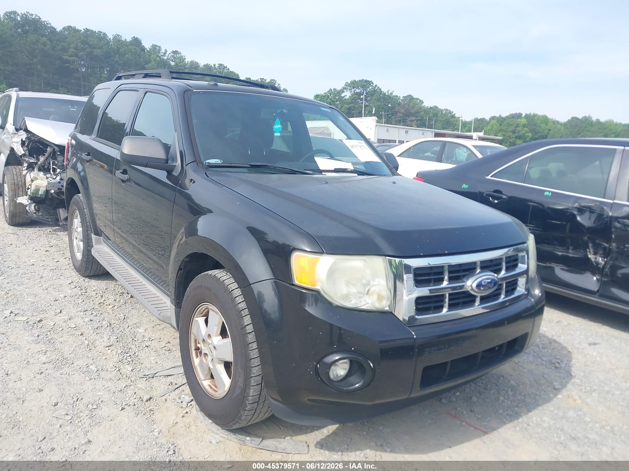 2010 Ford Escape Xlt Black vin: 1FMCU0DGXAKA69255