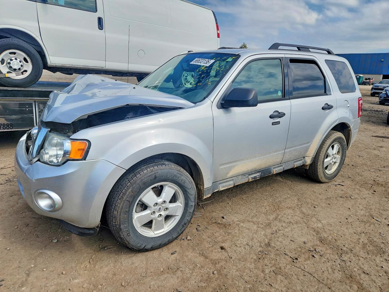 2011 Ford Escape Xlt Silver vin: 1FMCU0DGXBKB02546