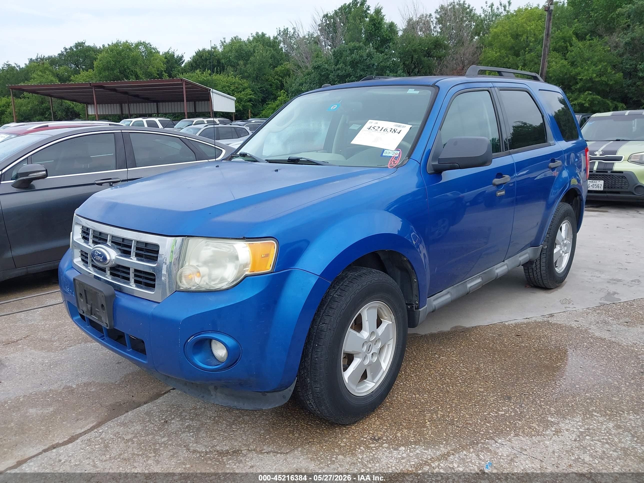 2011 Ford Escape Xlt Blue vin: 1FMCU0DGXBKB59068
