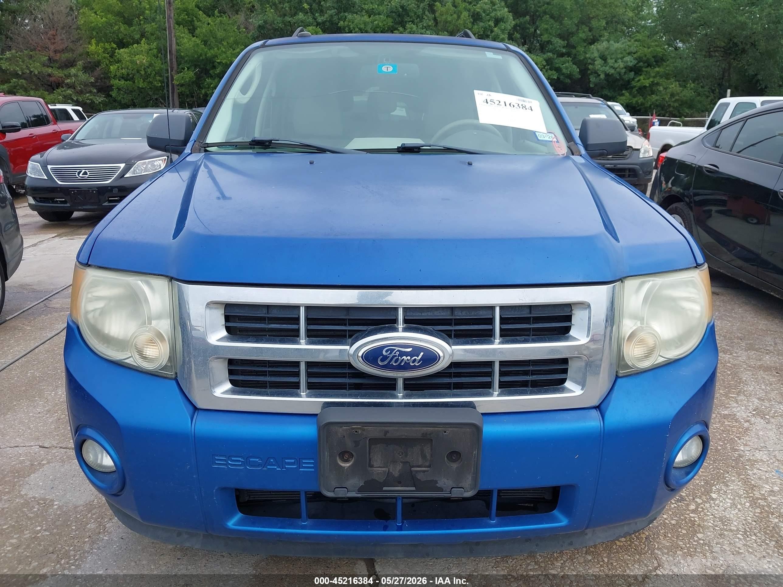 2011 Ford Escape Xlt Blue vin: 1FMCU0DGXBKB59068
