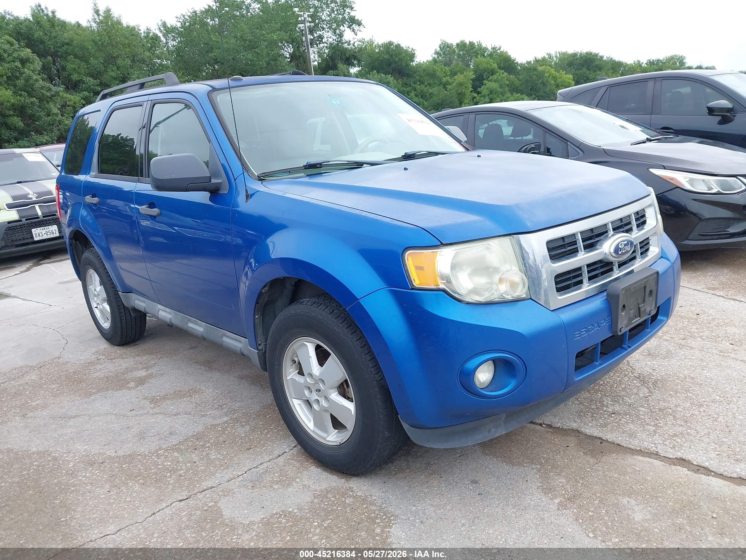 2011 Ford Escape Xlt Blue vin: 1FMCU0DGXBKB59068