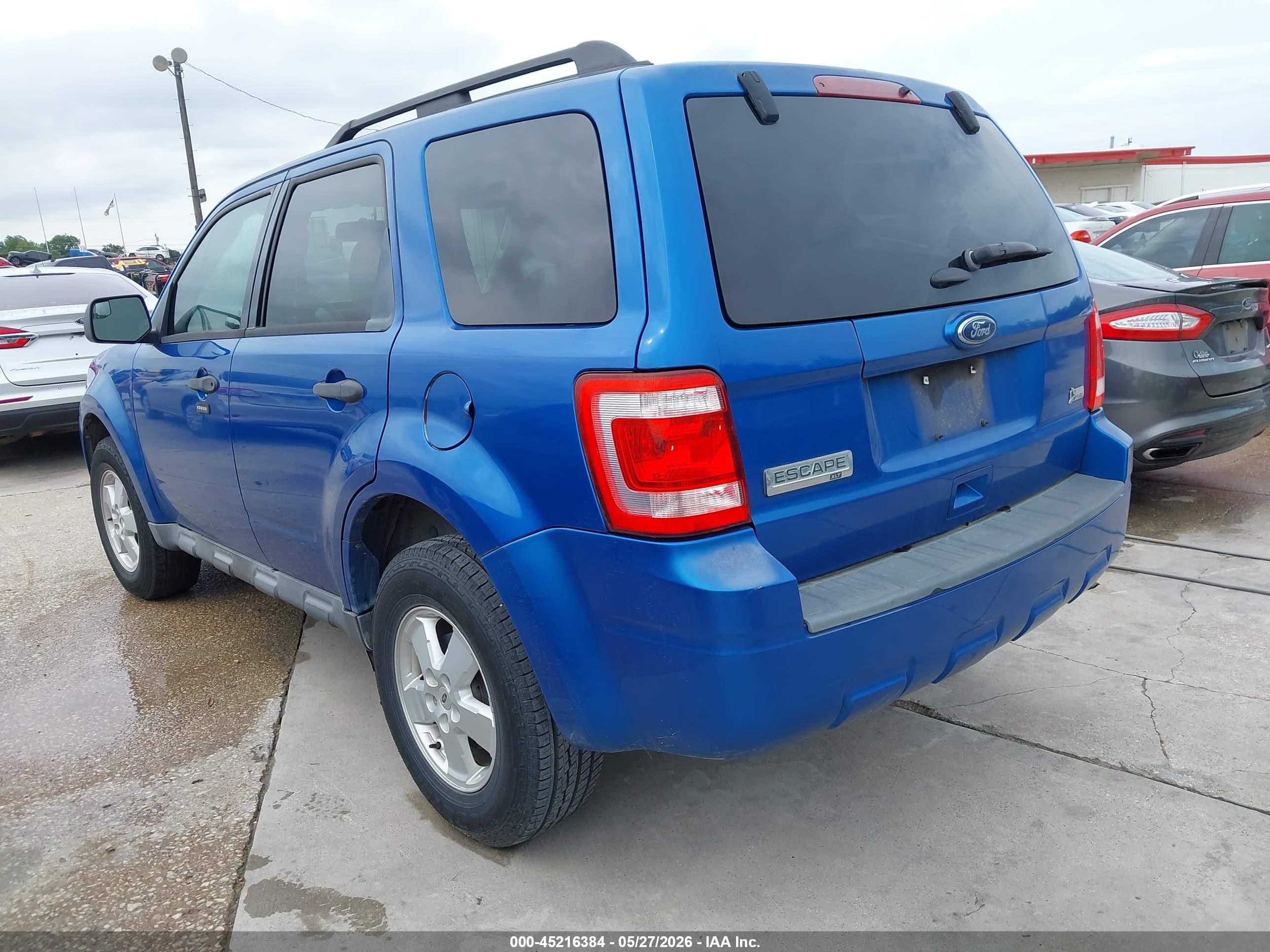2011 Ford Escape Xlt Blue vin: 1FMCU0DGXBKB59068
