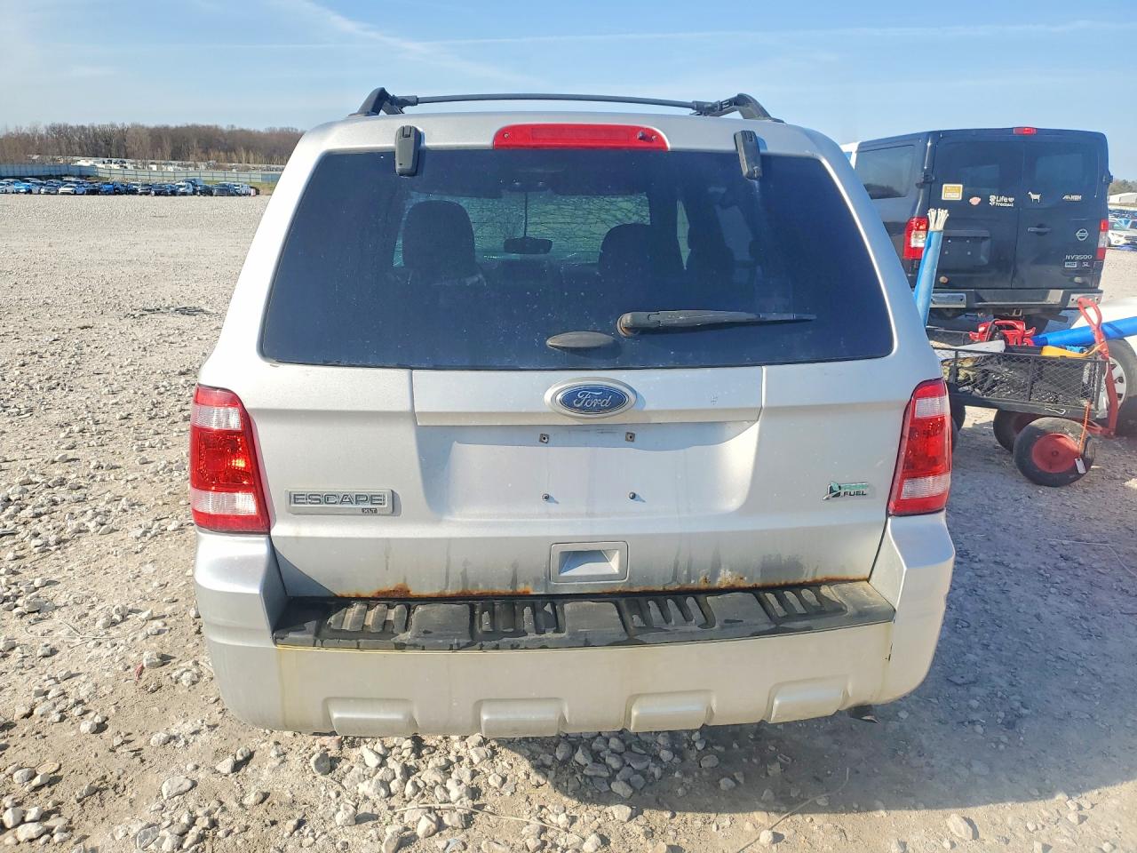 2011 Ford Escape Xlt Silver vin: 1FMCU0DGXBKC09919