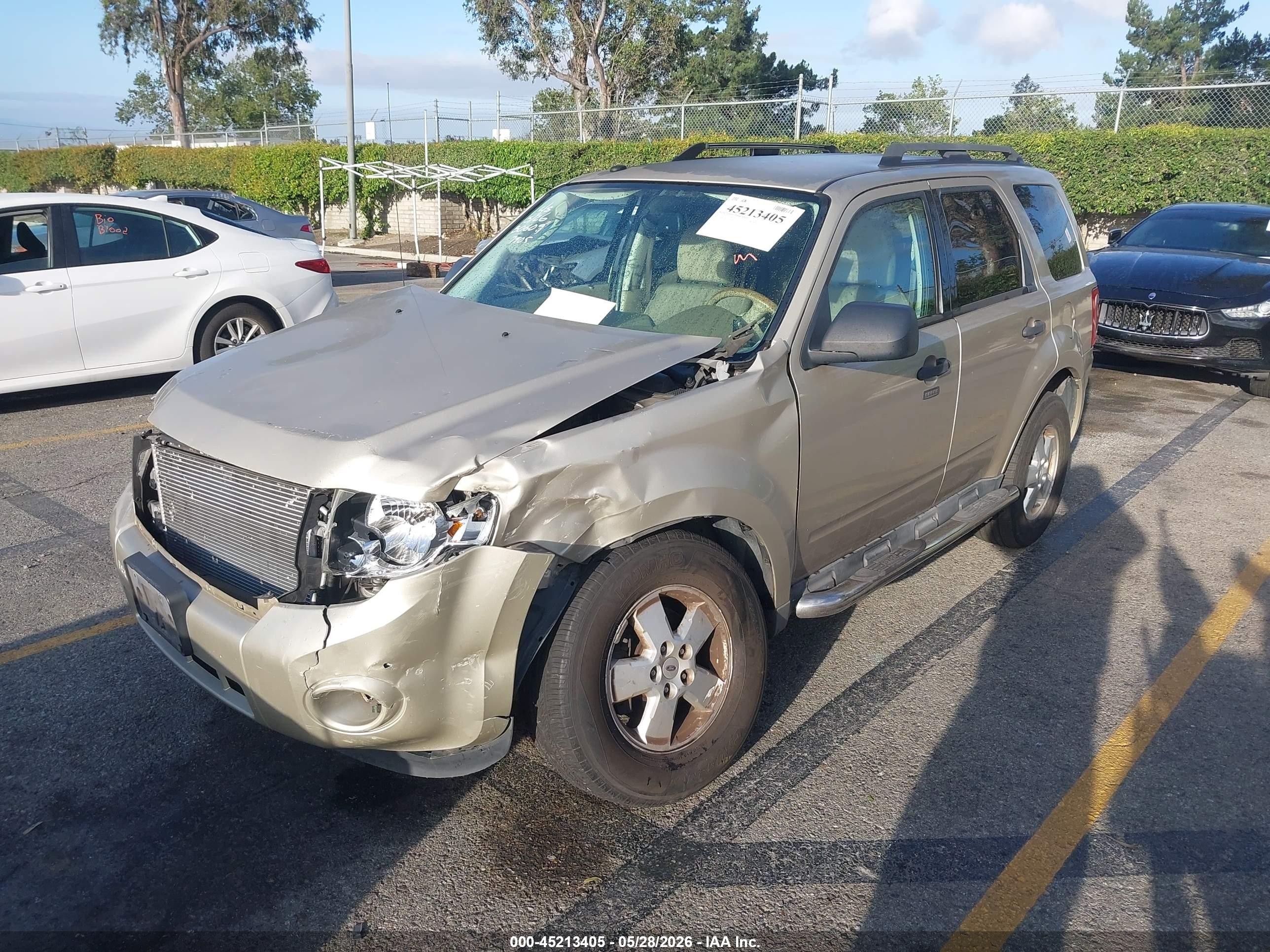 2012 Ford Escape Xlt Бежевый vin: 1FMCU0DGXCKB57905