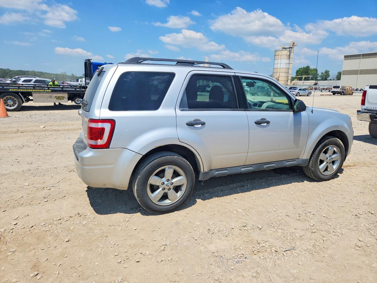 2012 Ford Escape Xlt Серебряный vin: 1FMCU0DGXCKC82466