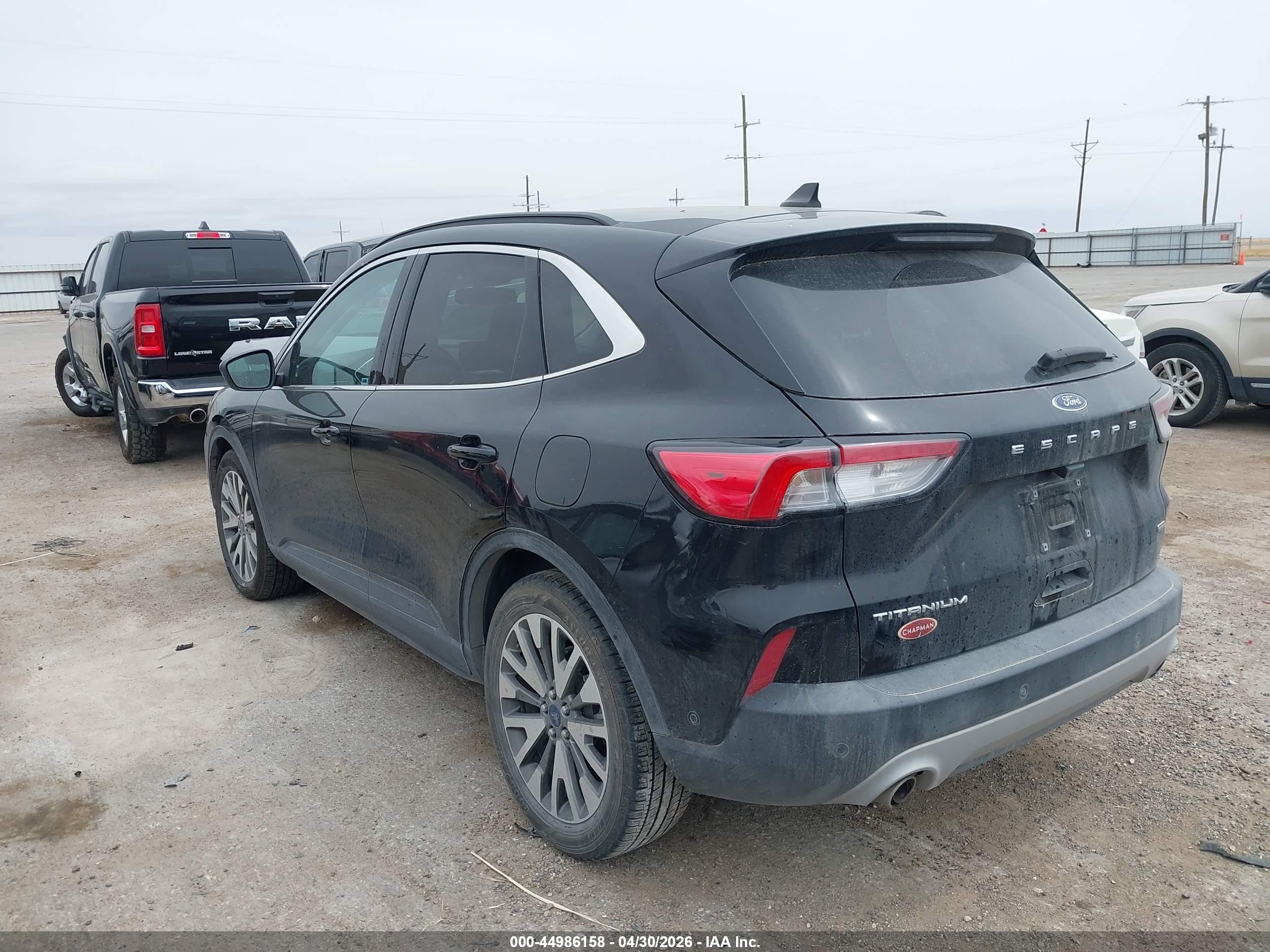 2021 Ford Escape Titanium Hybrid Black vin: 1FMCU0DZ4MUA78494