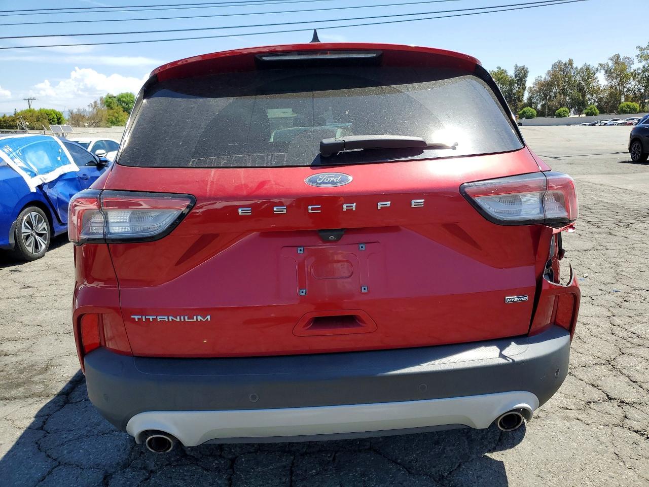 2021 Ford Escape Titanium Red vin: 1FMCU0DZ9MUB28113