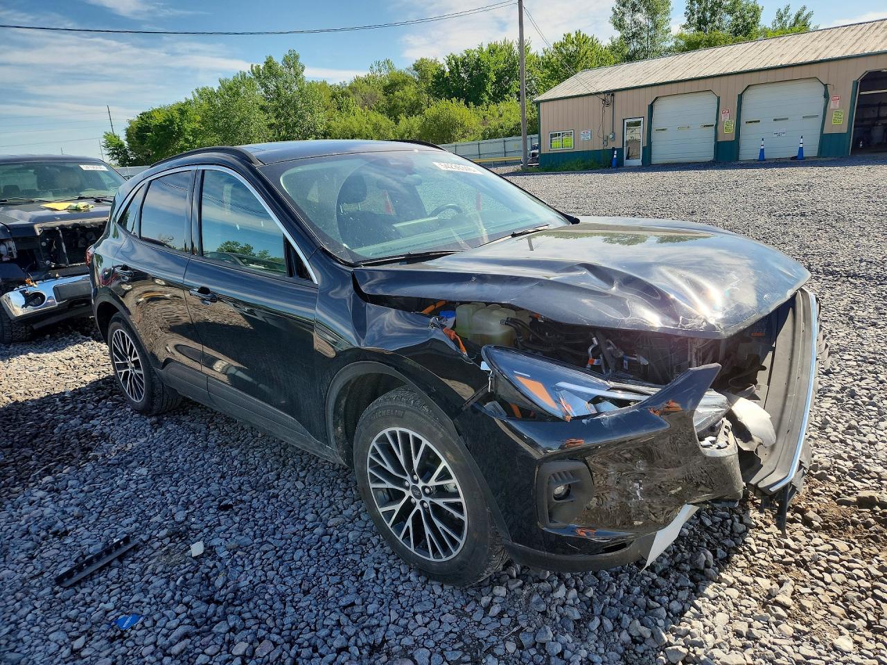 2023 Ford Escape Black vin: 1FMCU0E10PUA77985