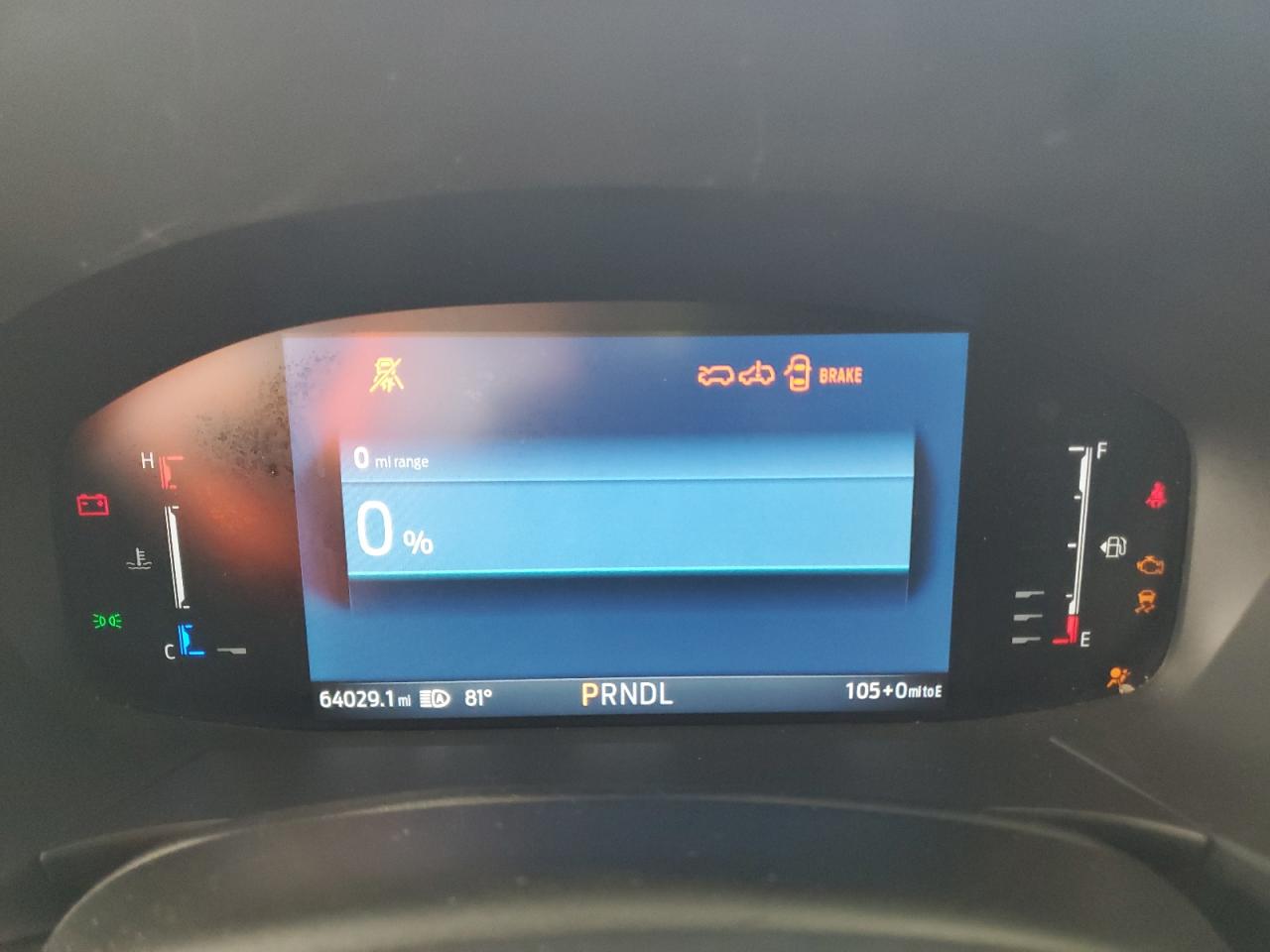 2023 Ford Escape White vin: 1FMCU0E11PUA61245 Damage: Warning Light - Engine, On, Unacceptable