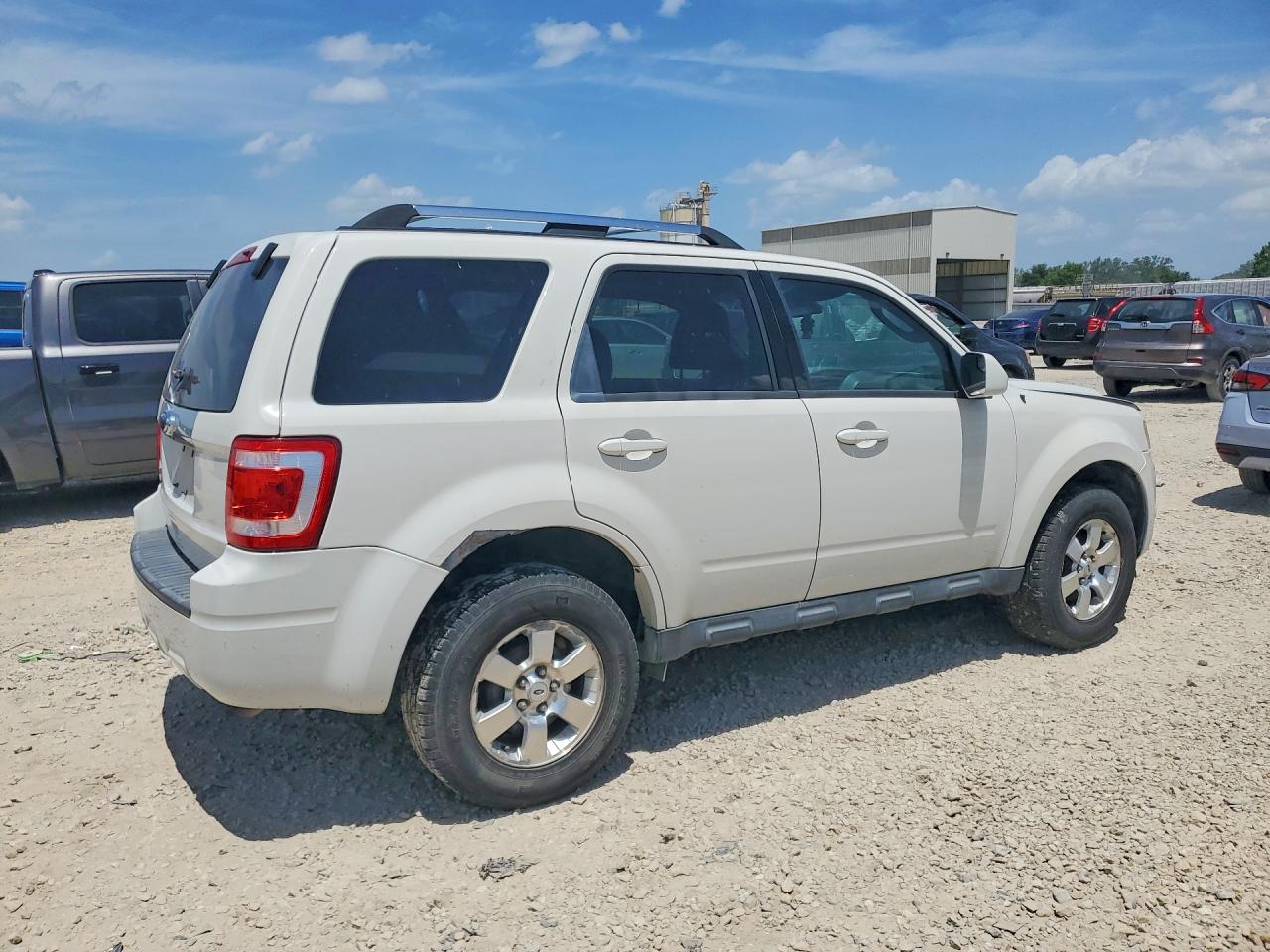 2010 Ford Escape Limited White vin: 1FMCU0E70AKD19696