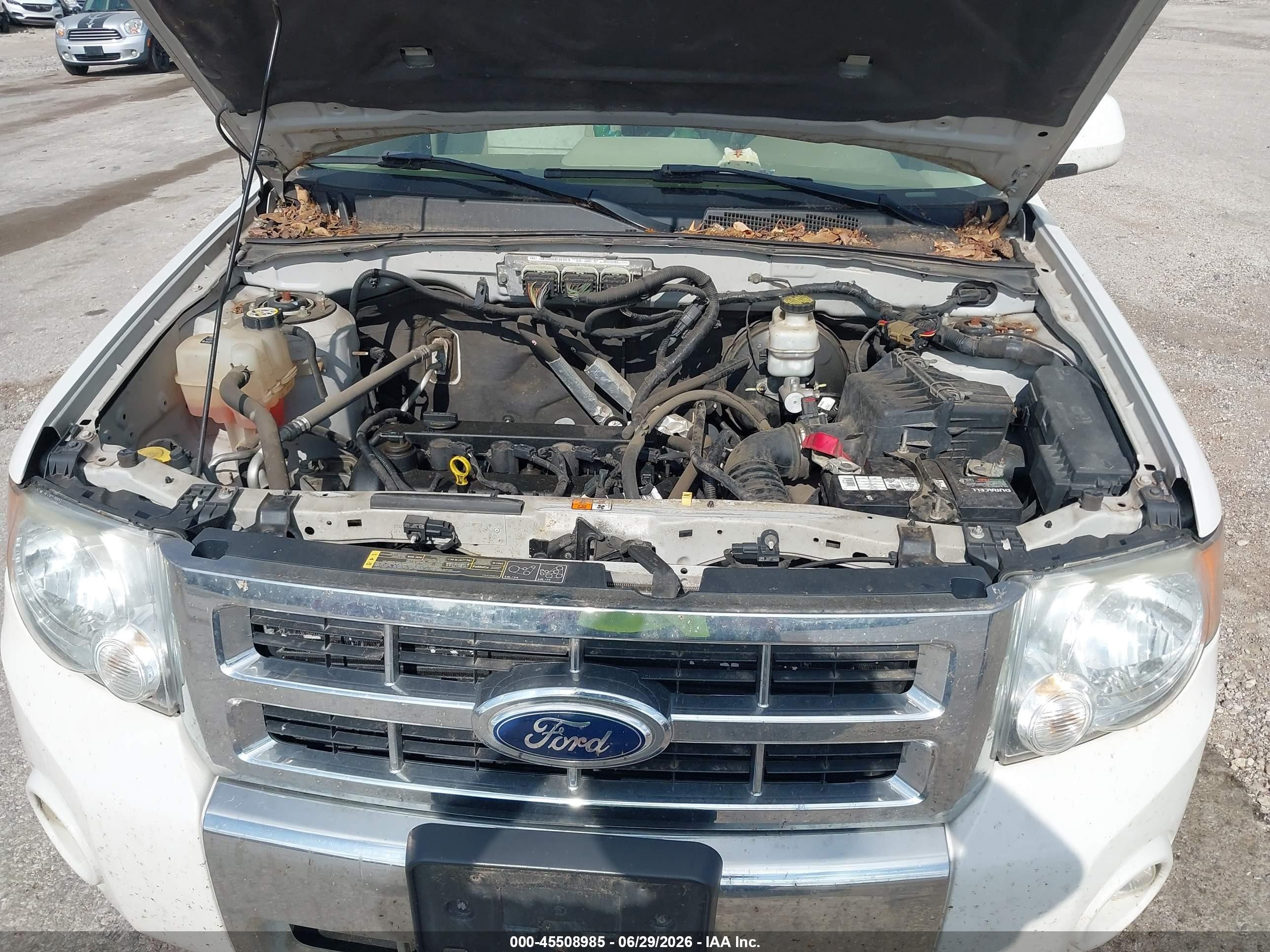 2011 Ford Escape Limited White vin: 1FMCU0E70BKB20567