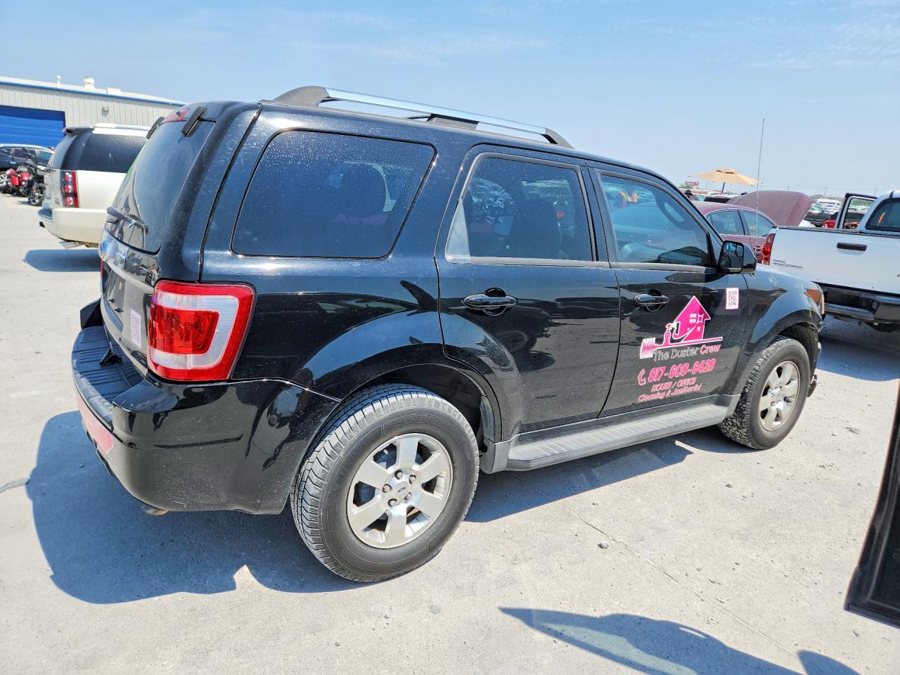 2012 Ford Escape Limited Черный vin: 1FMCU0E70CKB90622
