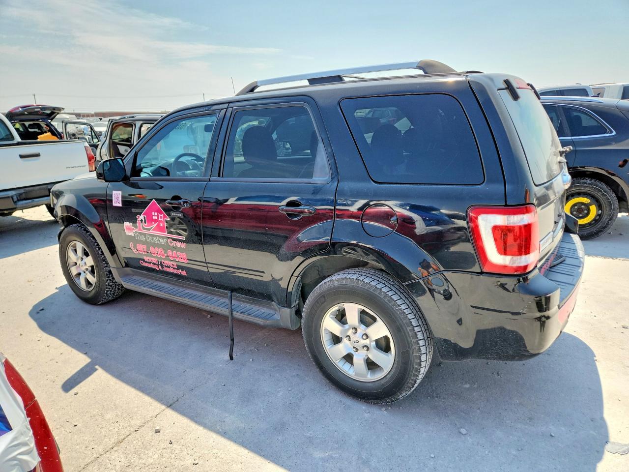 2012 Ford Escape Limited Черный vin: 1FMCU0E70CKB90622