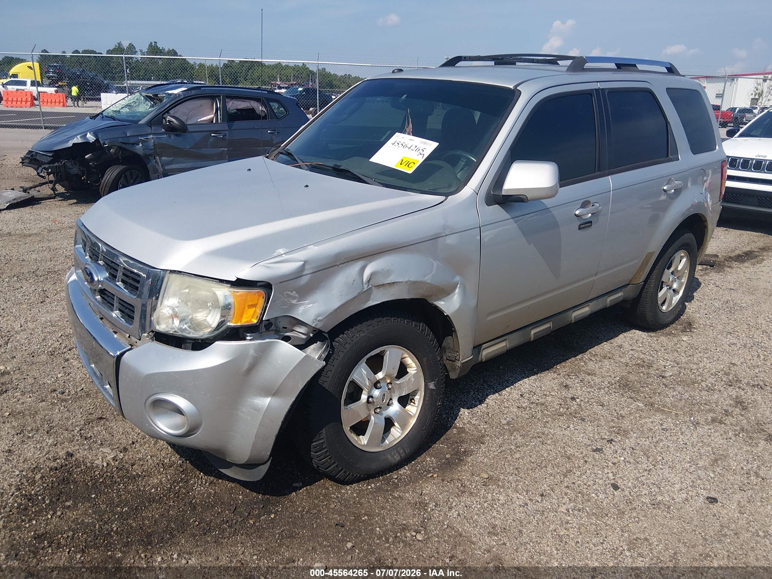 2012 Ford Escape Limited Gray vin: 1FMCU0E70CKC55436